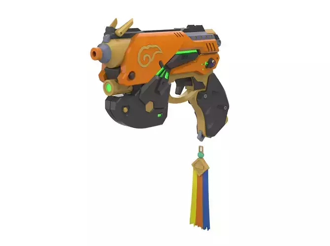 DVa Blaster Palaquin Skin - Overwatch - Printable 3d model - STL 3D print model