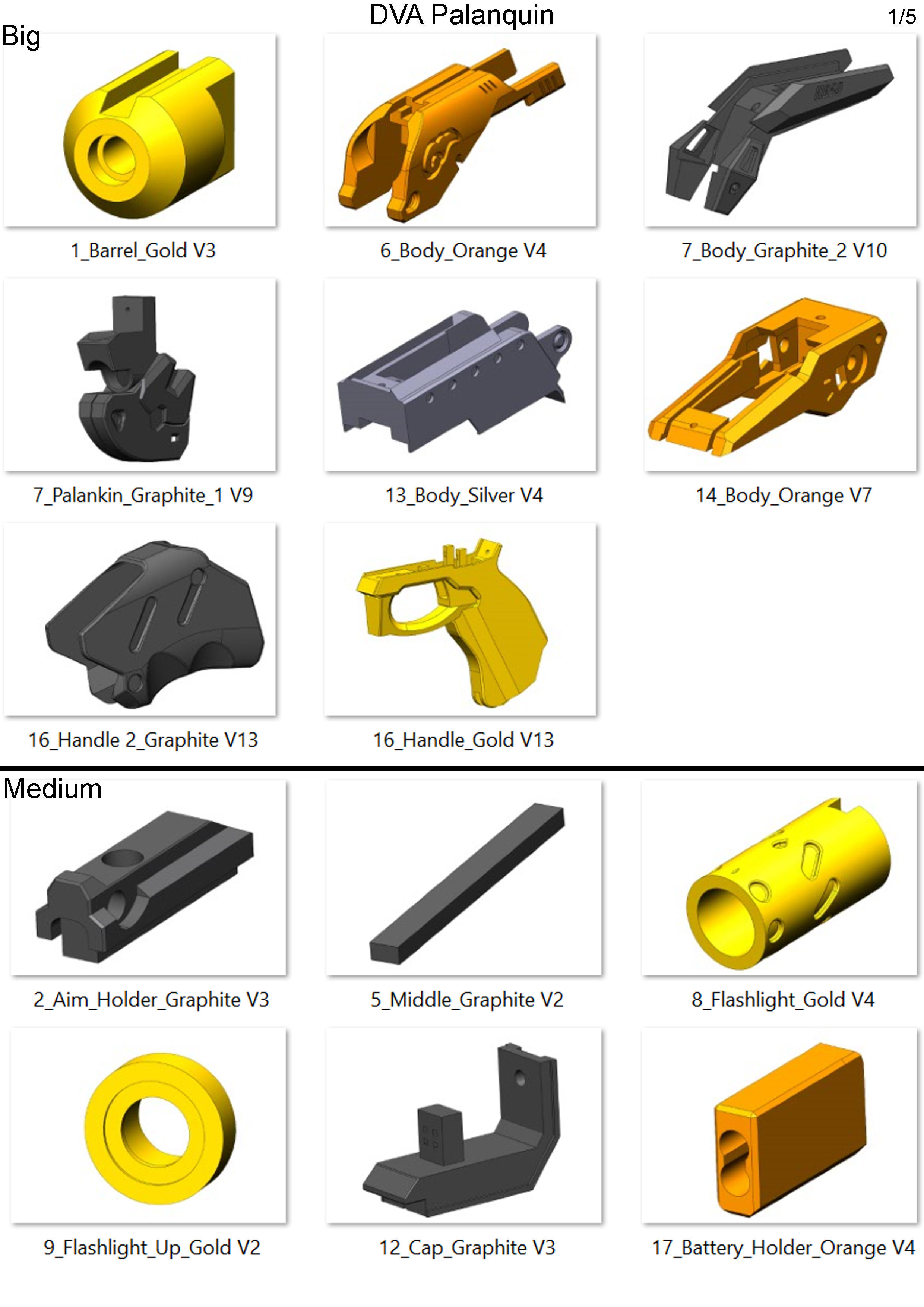 DVa Blaster Palaquin Skin - Overwatch - Printable 3d model - STL 3D print model_12