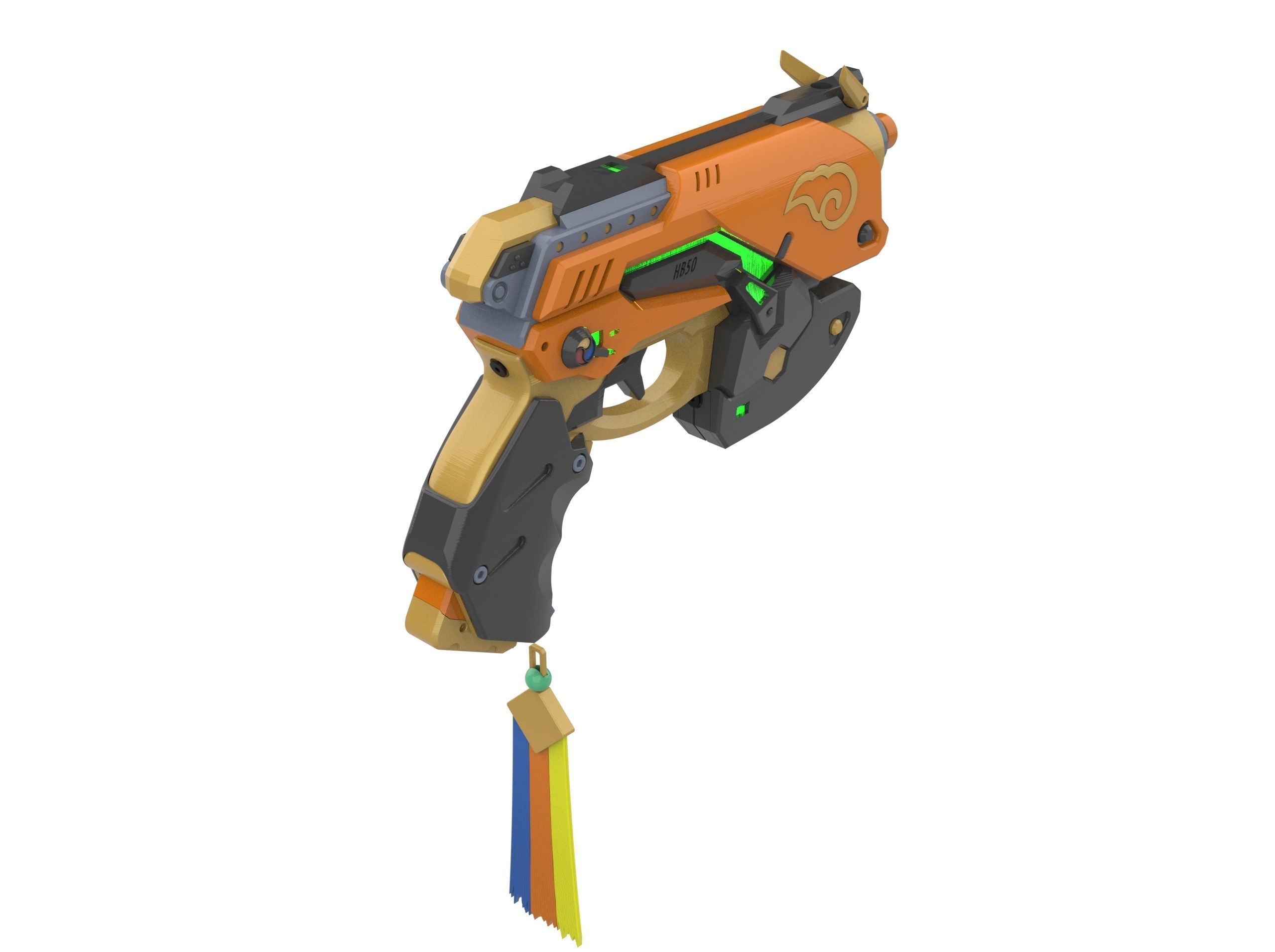 DVa Blaster Palaquin Skin - Overwatch - Printable 3d model - STL 3D print model_4