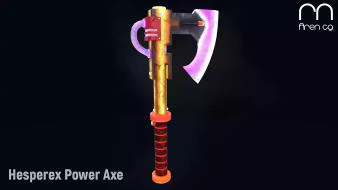 AC Hesperex Power Axe Low-poly 3D model