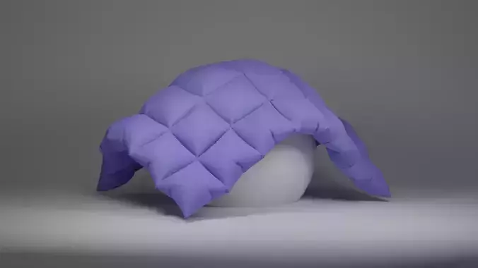 Blanket in Blender Free 3D model