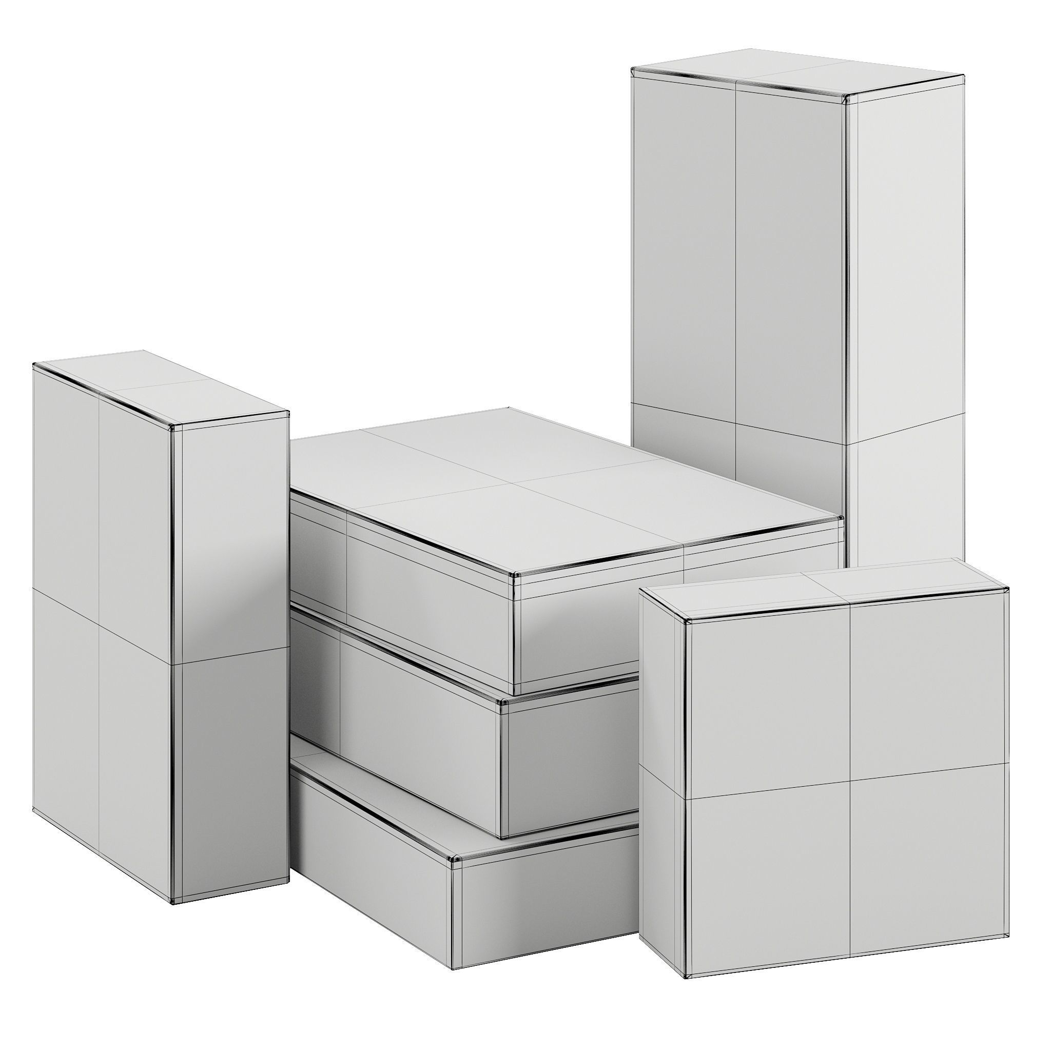 Board Games Pack 3 3D model_1