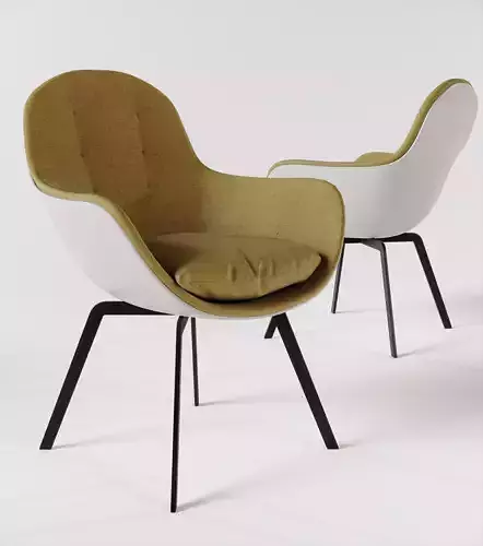 Dena Modern Lounge Chair 3D model