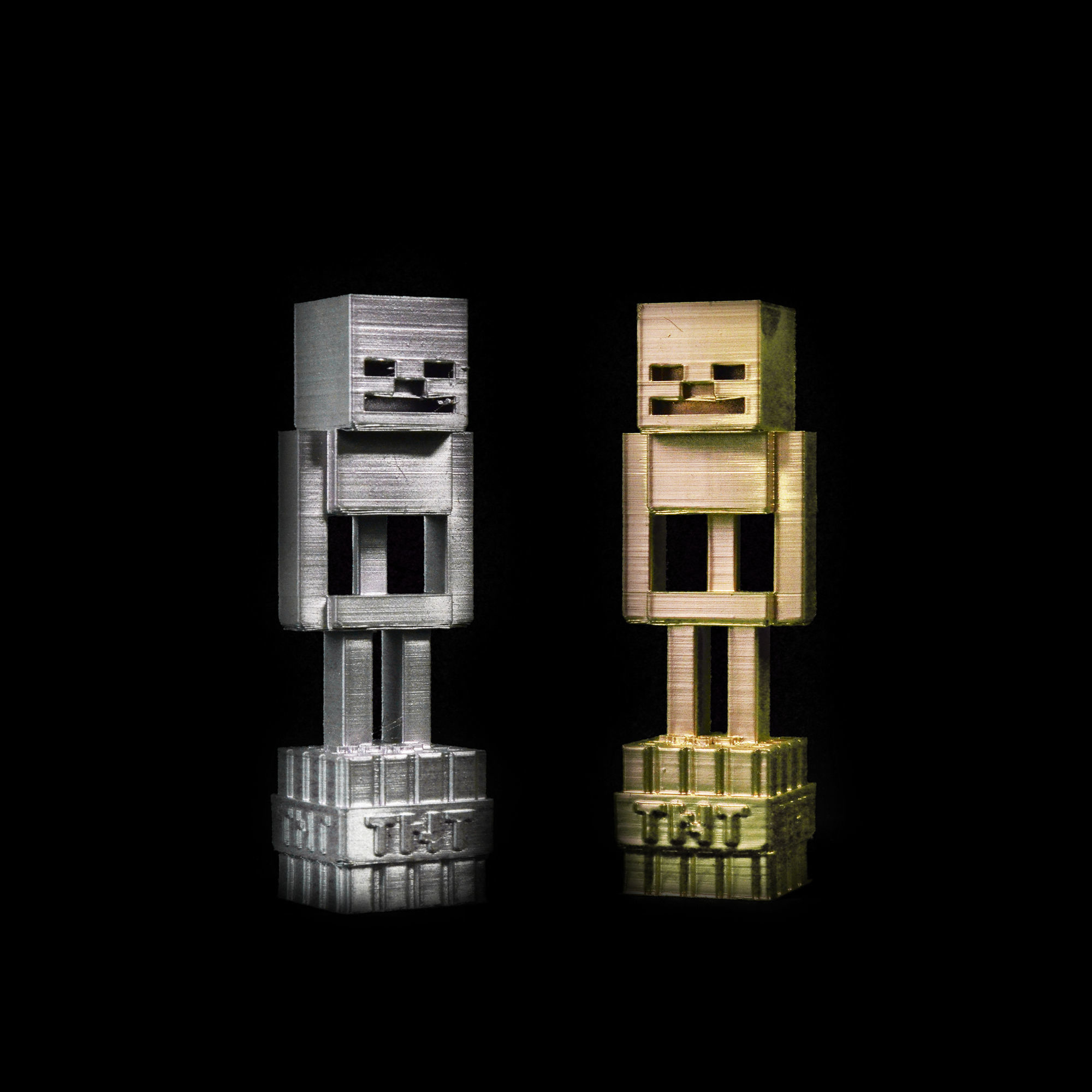 Minecraft Game  Characters Chess Set  3D print model_3
