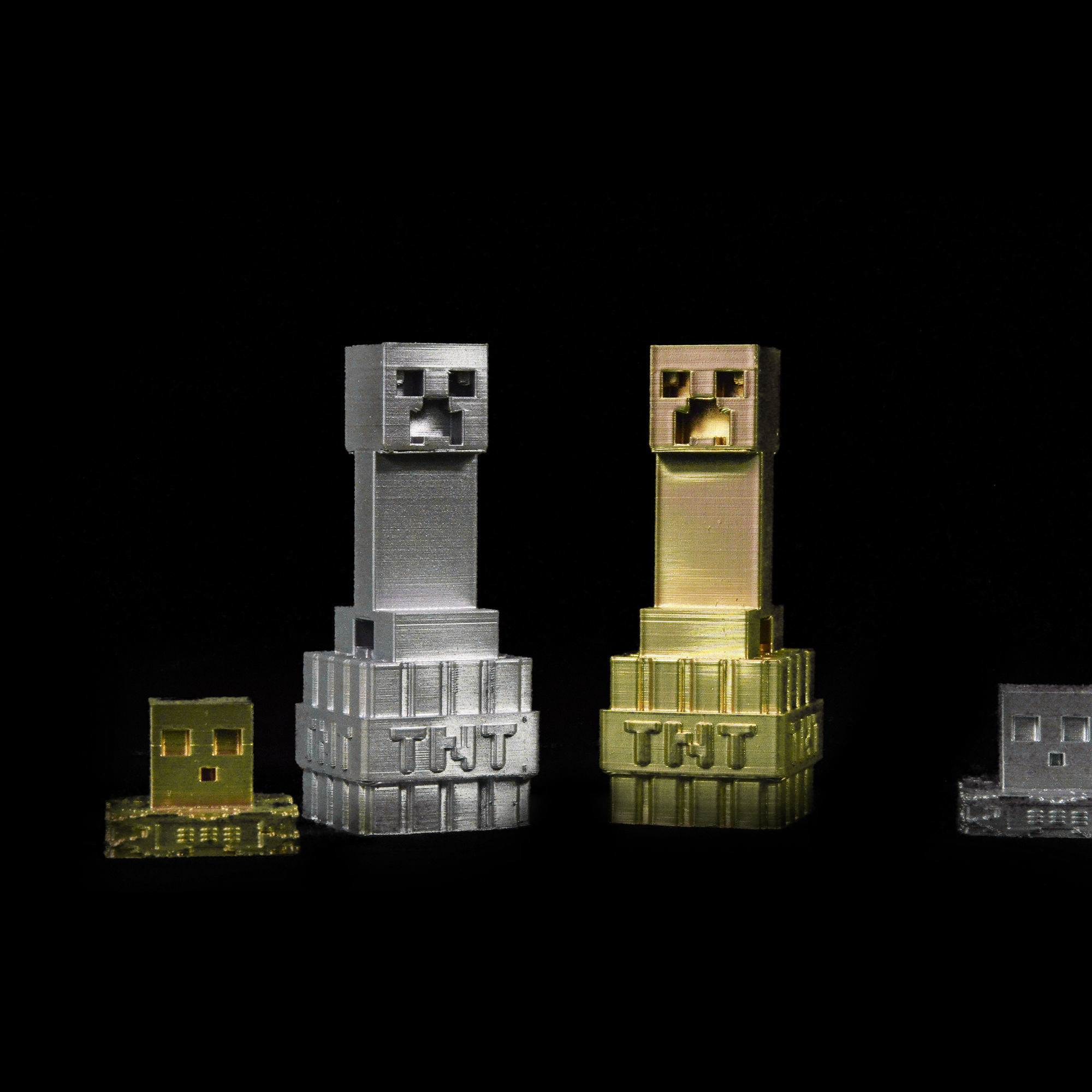 Minecraft Game  Characters Chess Set  3D print model_6