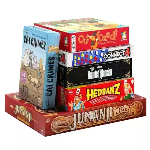 Board Games Pack 5 3D model