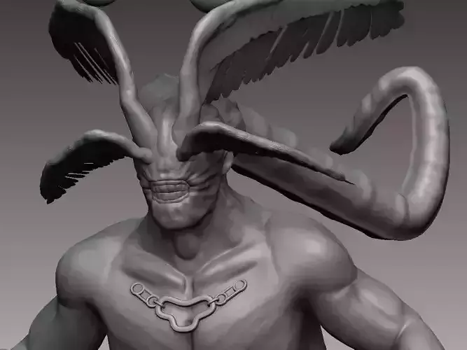 Divine General Mahoraga Fushiguro Megumi Shadow f JUJUTSU KAISEN