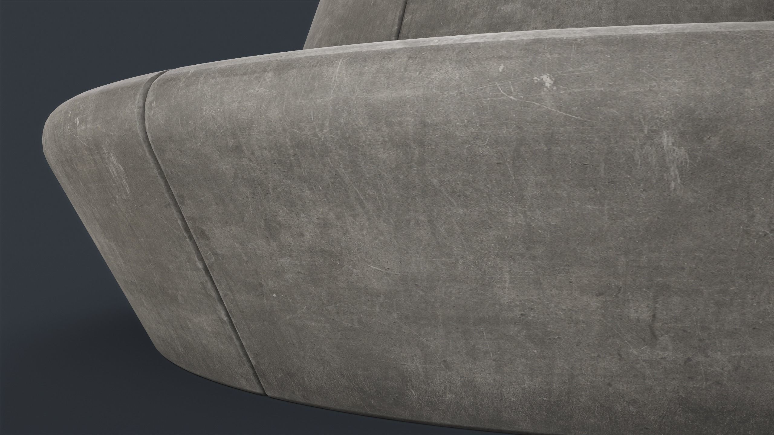 Modern Outdoor Bench 96 PBR Game Ready Low-poly 3D model_6