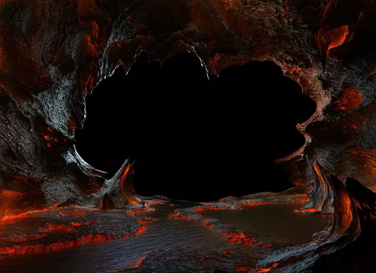 3D model High Detailed Fantastic Cave Scene - Model 3D model_0