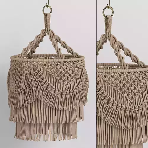 macrame chandelier 04