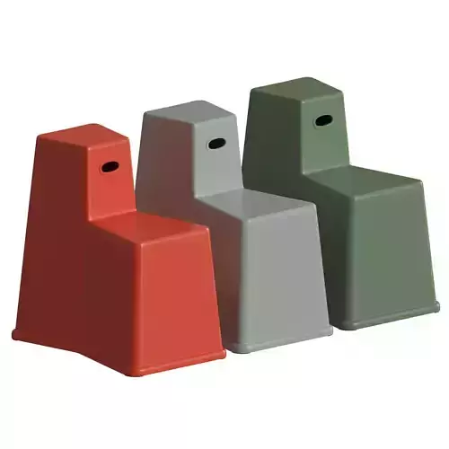 Stool-Tool styrofoam stools - 3D model