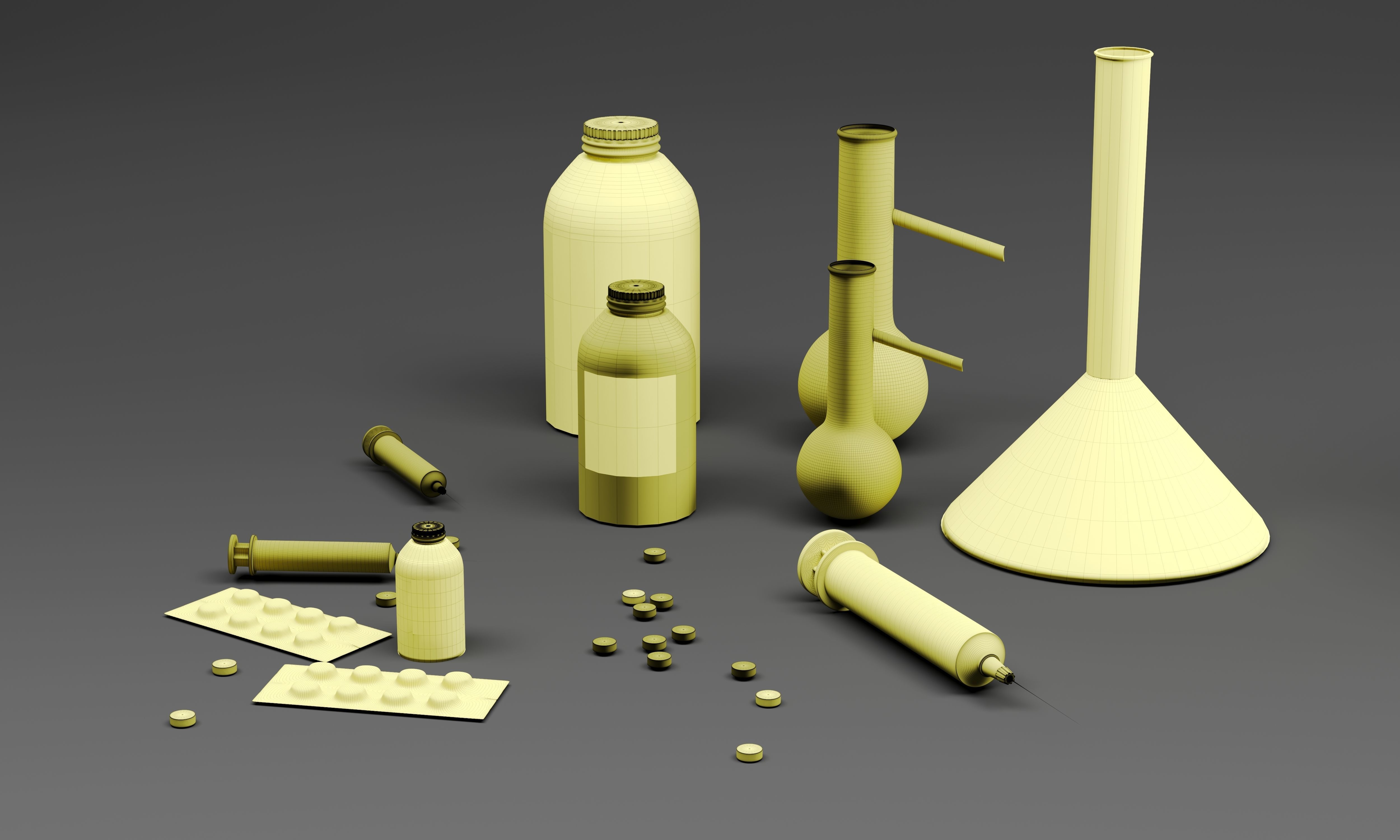 sci-fi poison  Low-poly 3D model_4