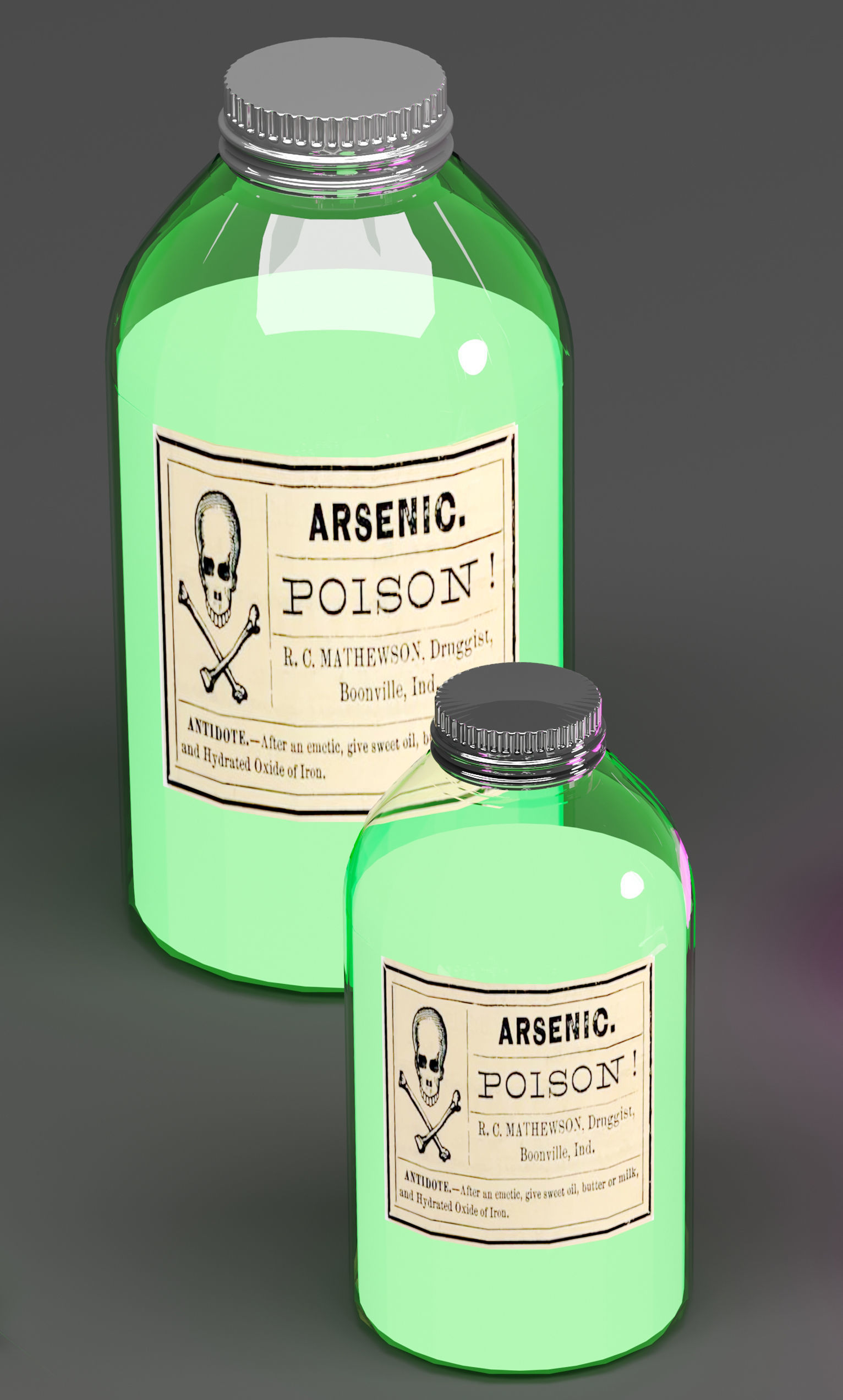 sci-fi poison  Low-poly 3D model_3