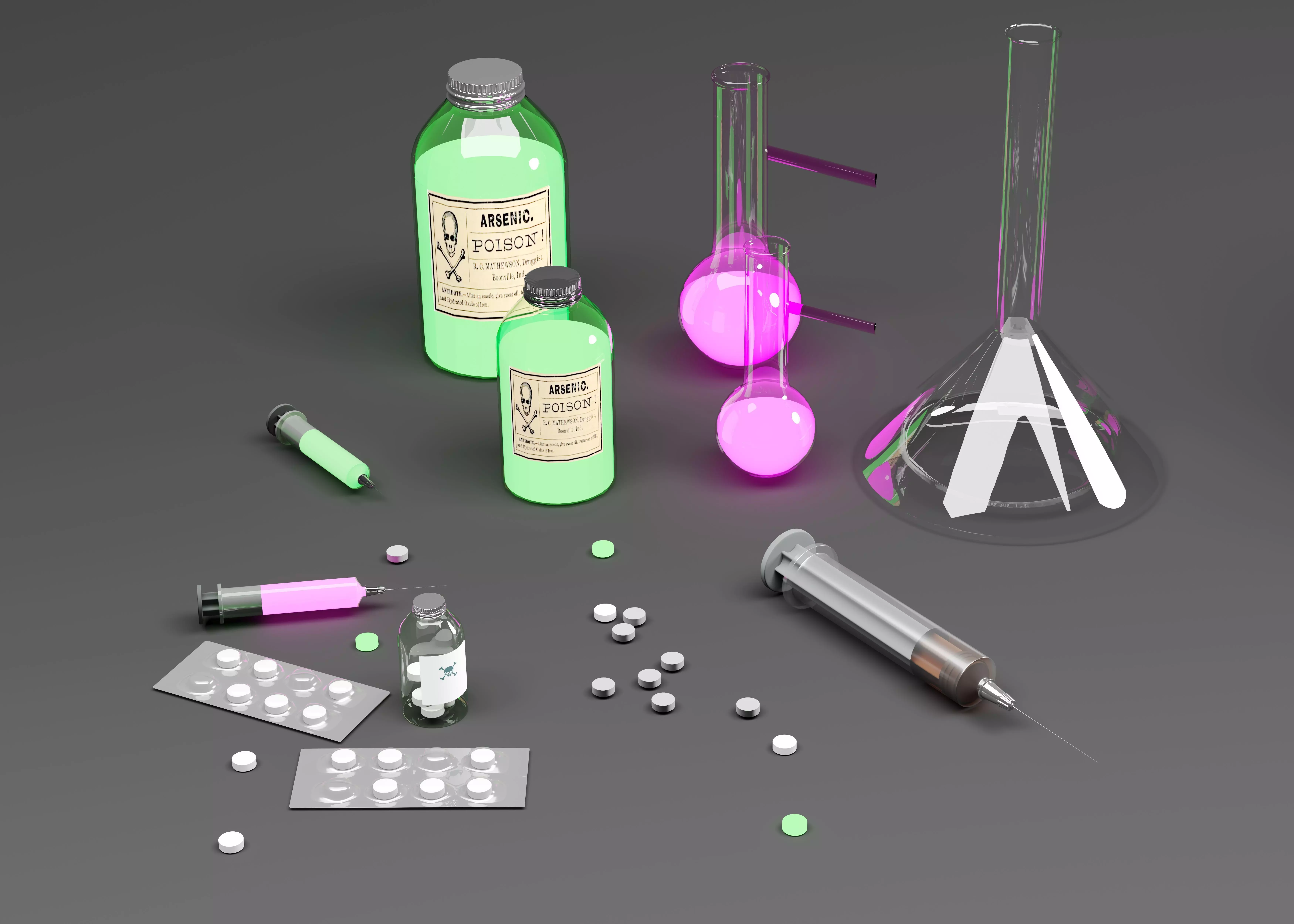 sci-fi poison  Low-poly 3D model_0