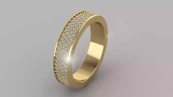 Wedding golden ring