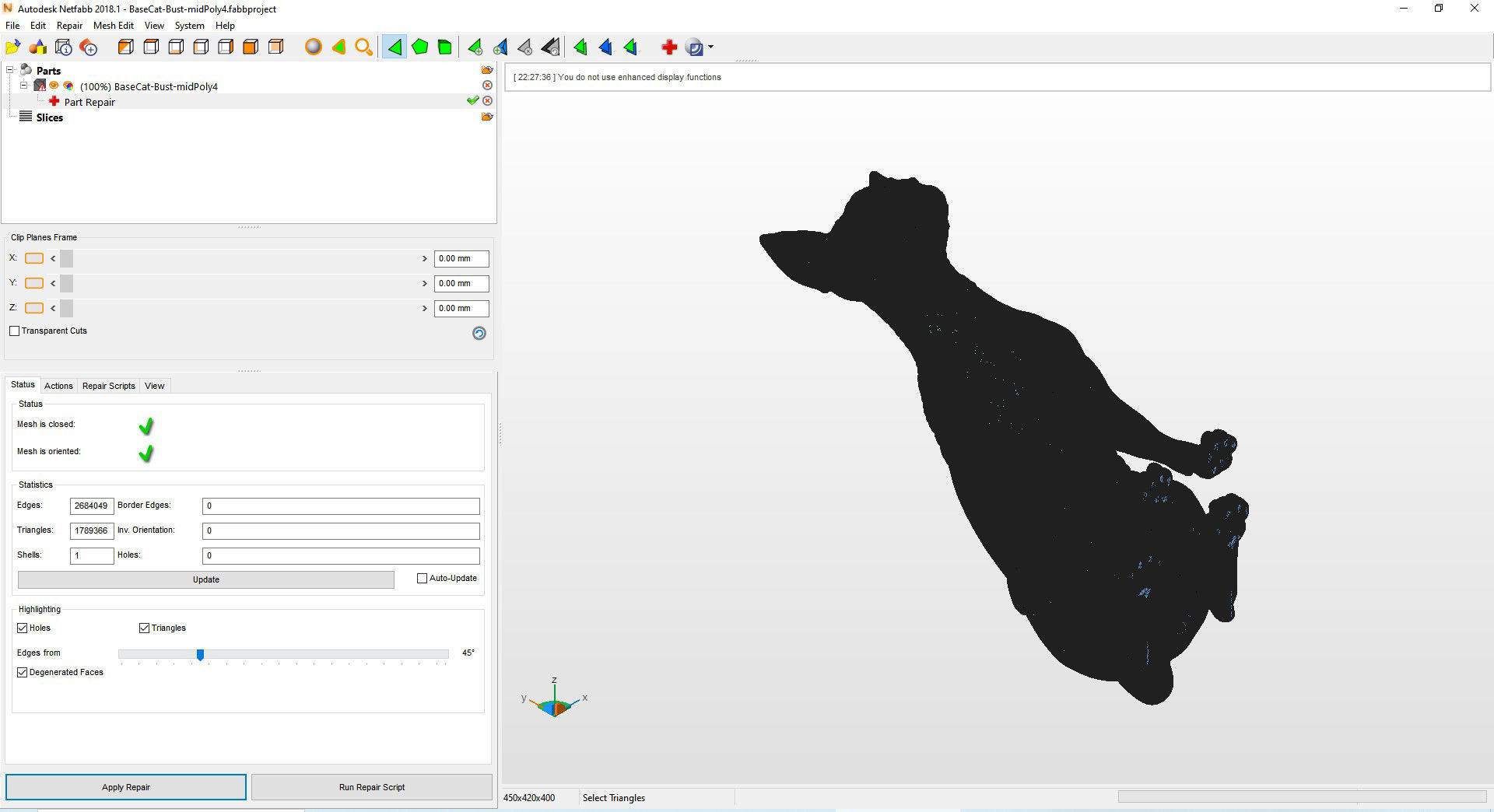 sphinx cat 3D print model_15