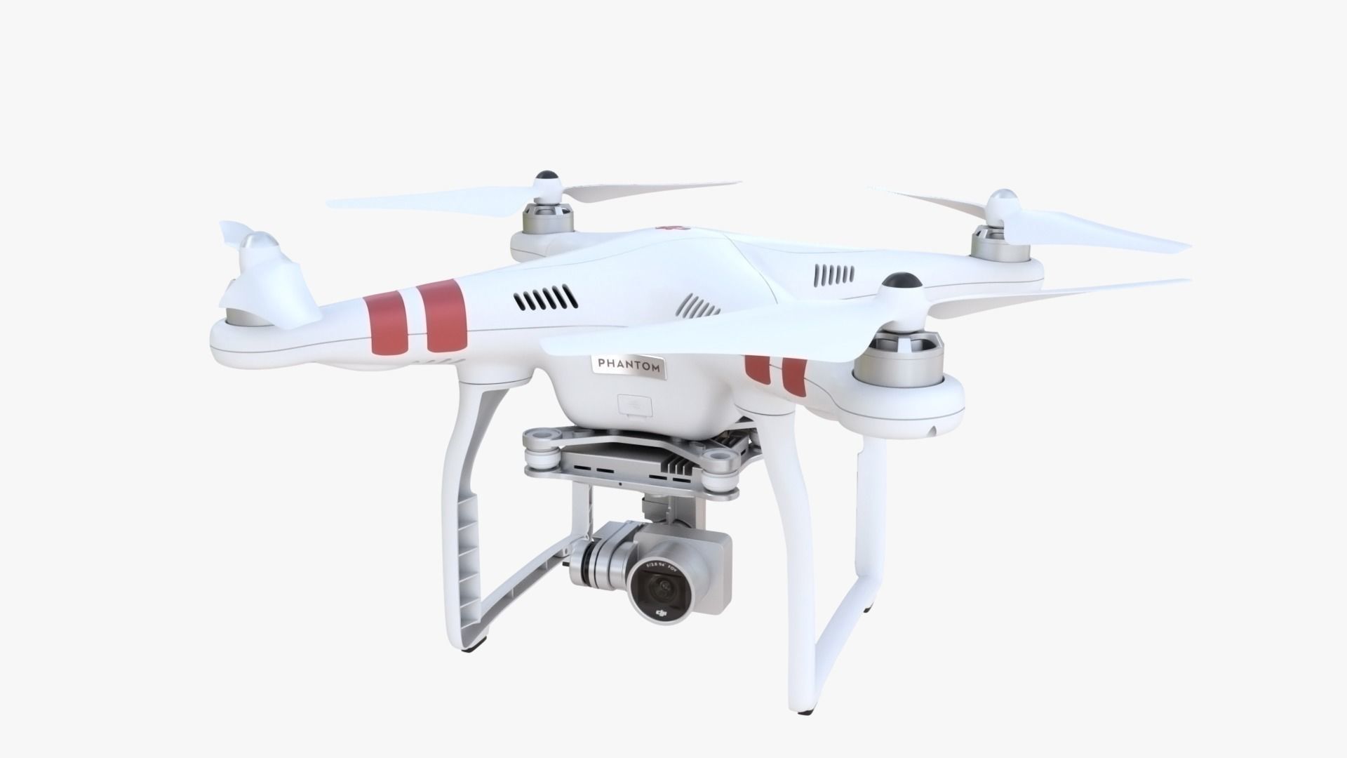 DJI Phantom 3 Drone Free 3D model_4