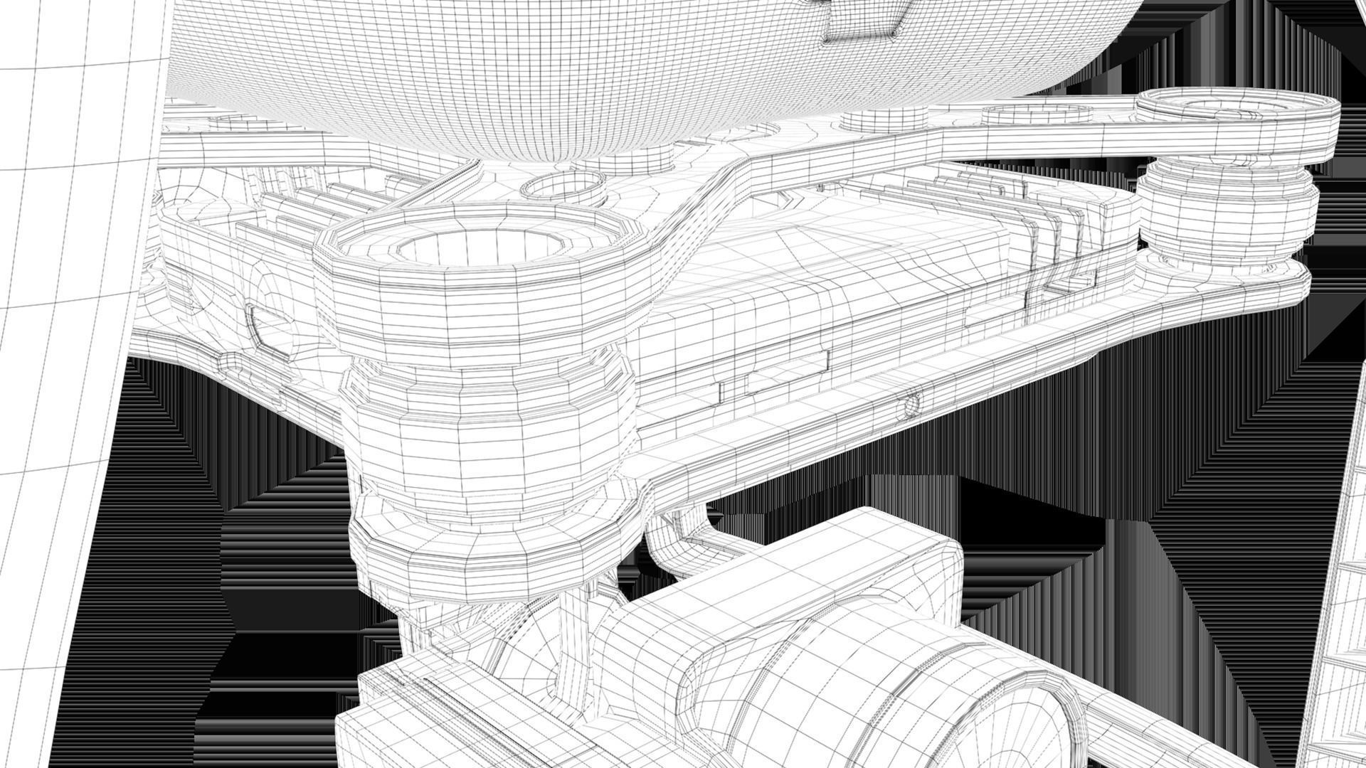 DJI Phantom 3 Drone Free 3D model_9