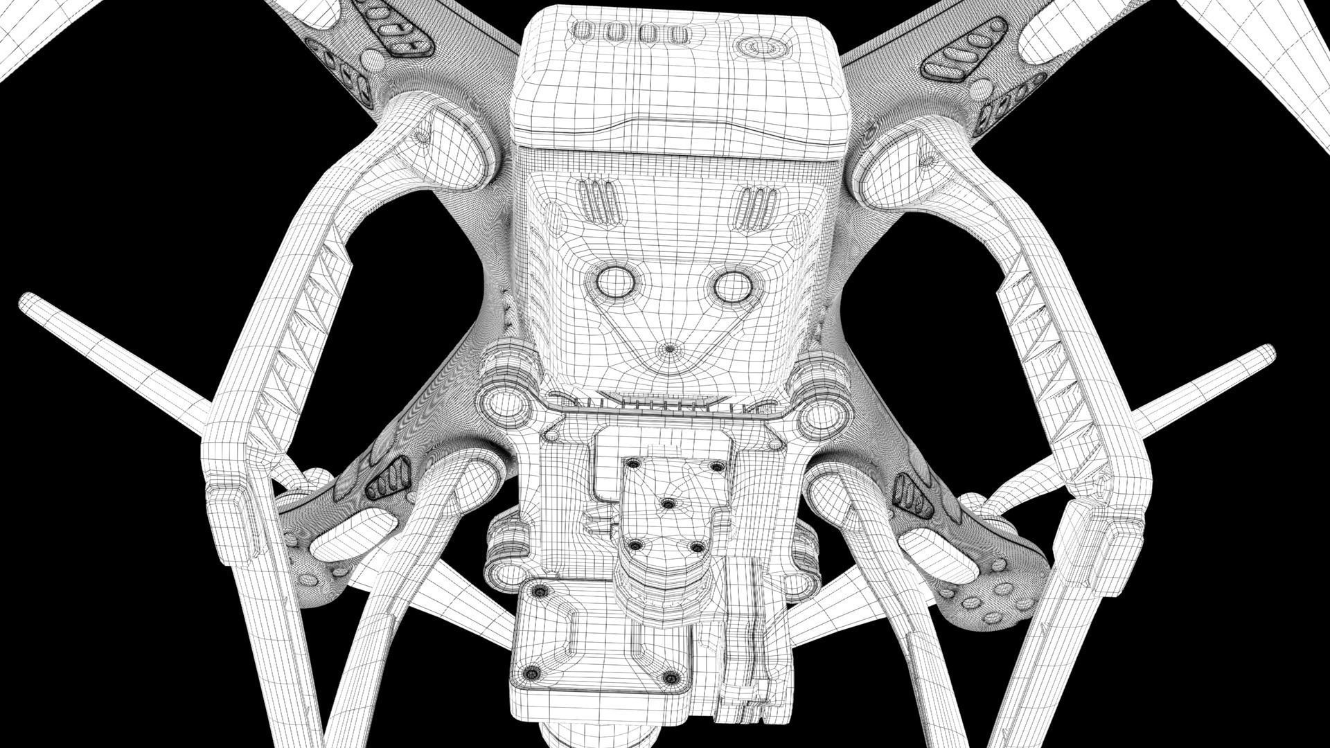 DJI Phantom 3 Drone Free 3D model_11