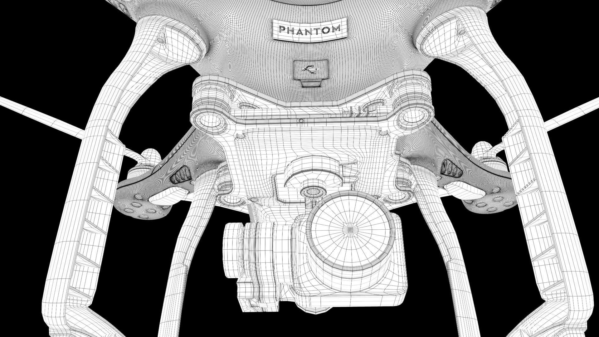 DJI Phantom 3 Drone Free 3D model_7