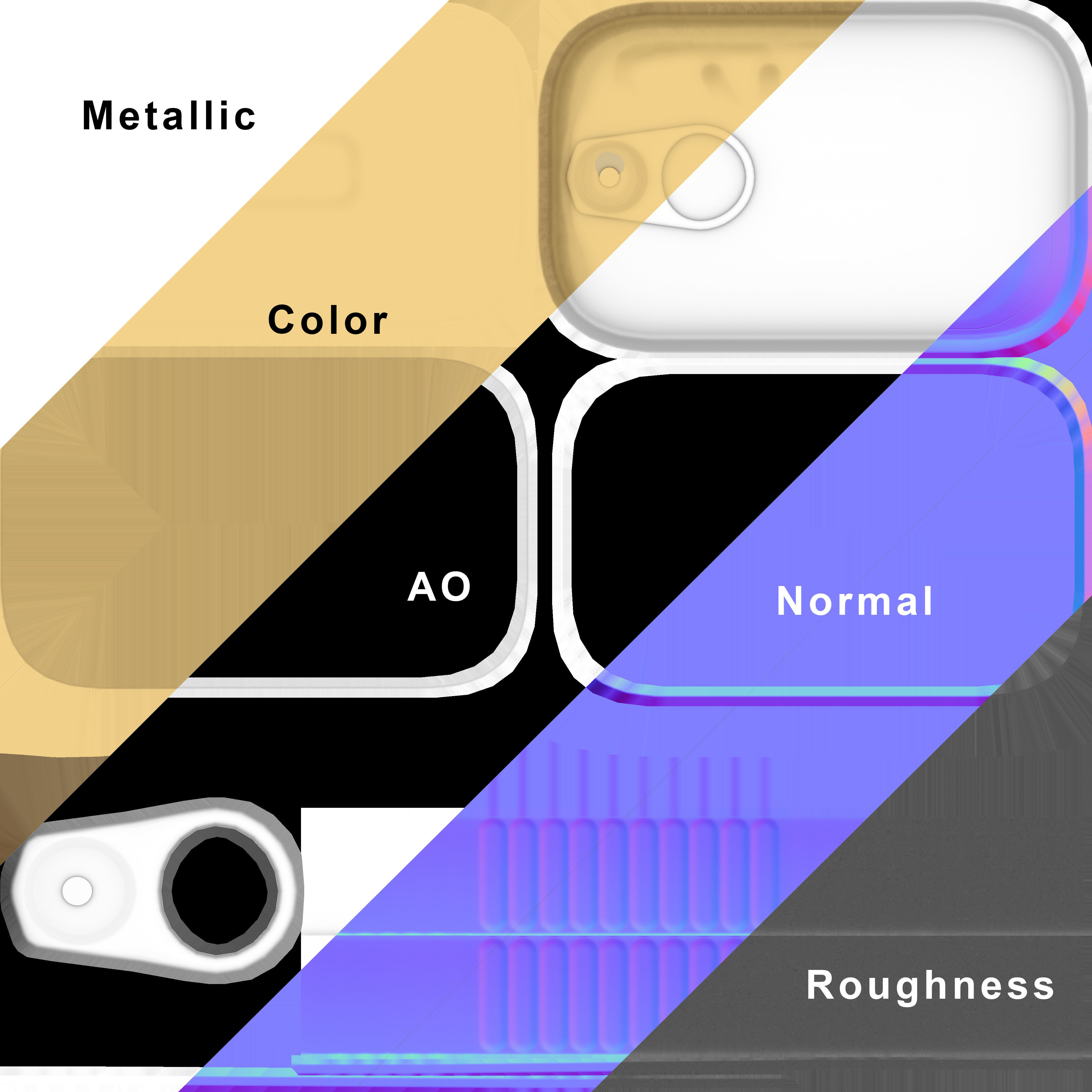 Low poly vintage cans Low-poly 3D model_15