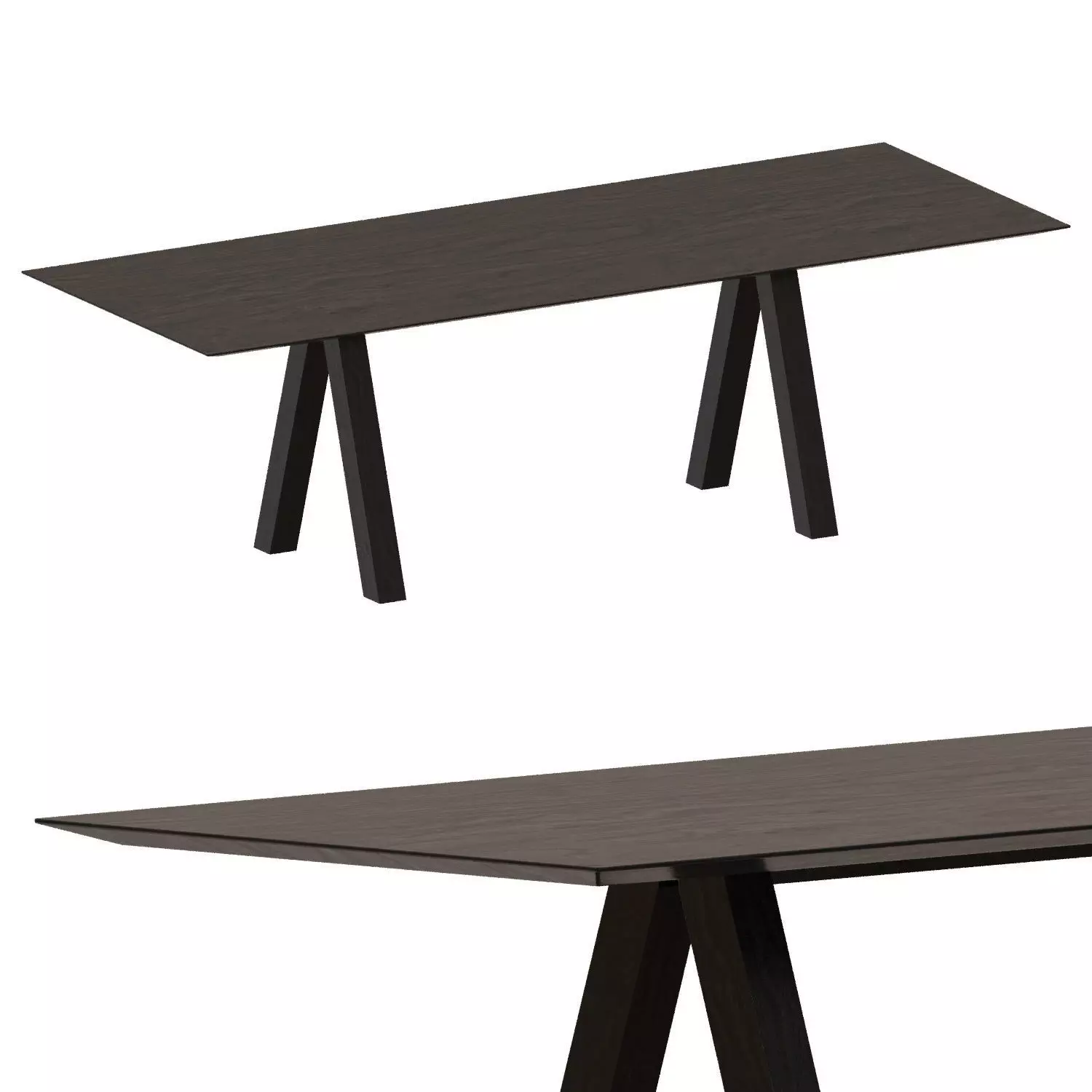Trestle Table 3D model