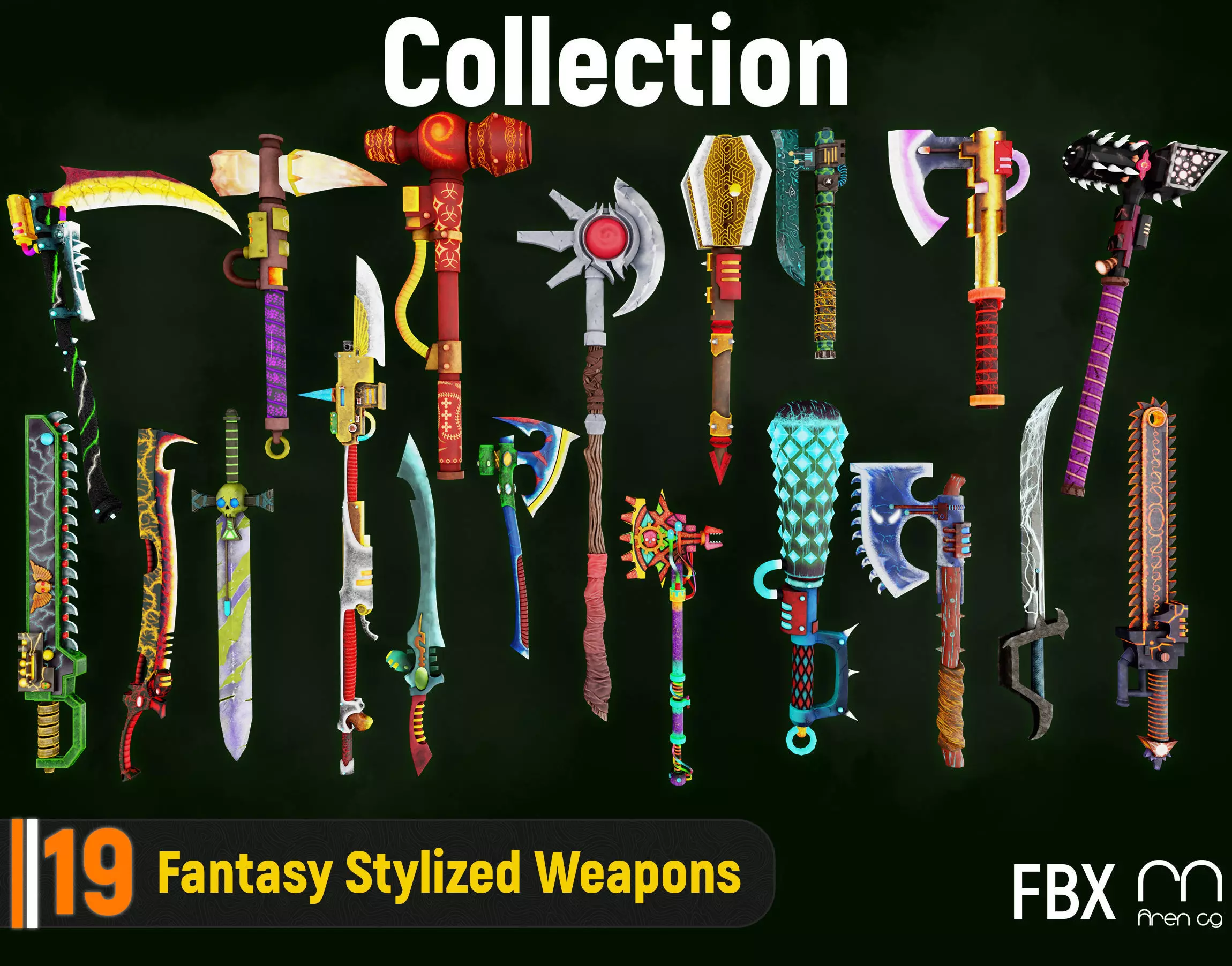 Fantasy Stylized Weapons Collection _0