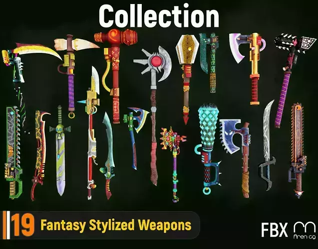 Fantasy Stylized Weapons Collection 