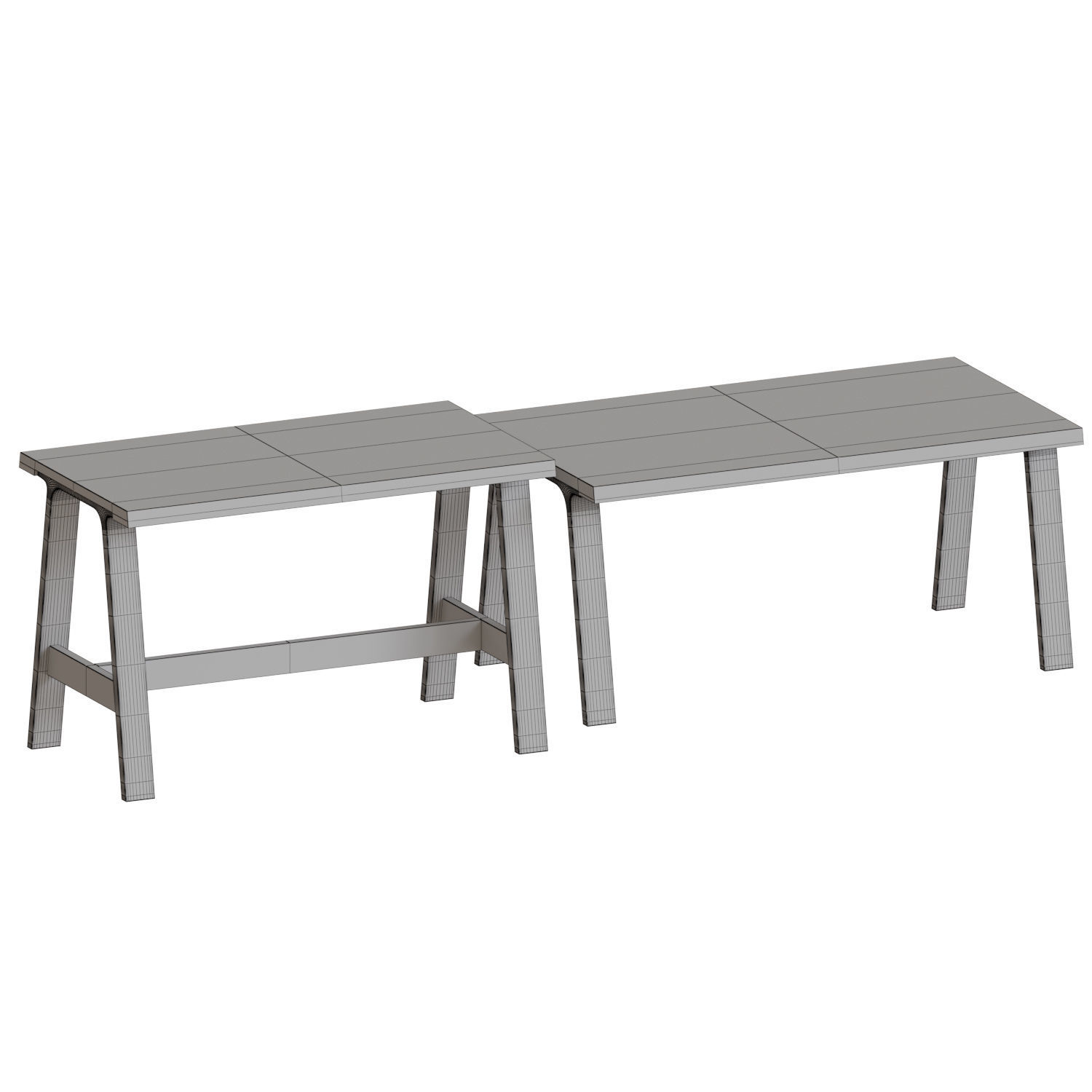Doble Table 3D model_4
