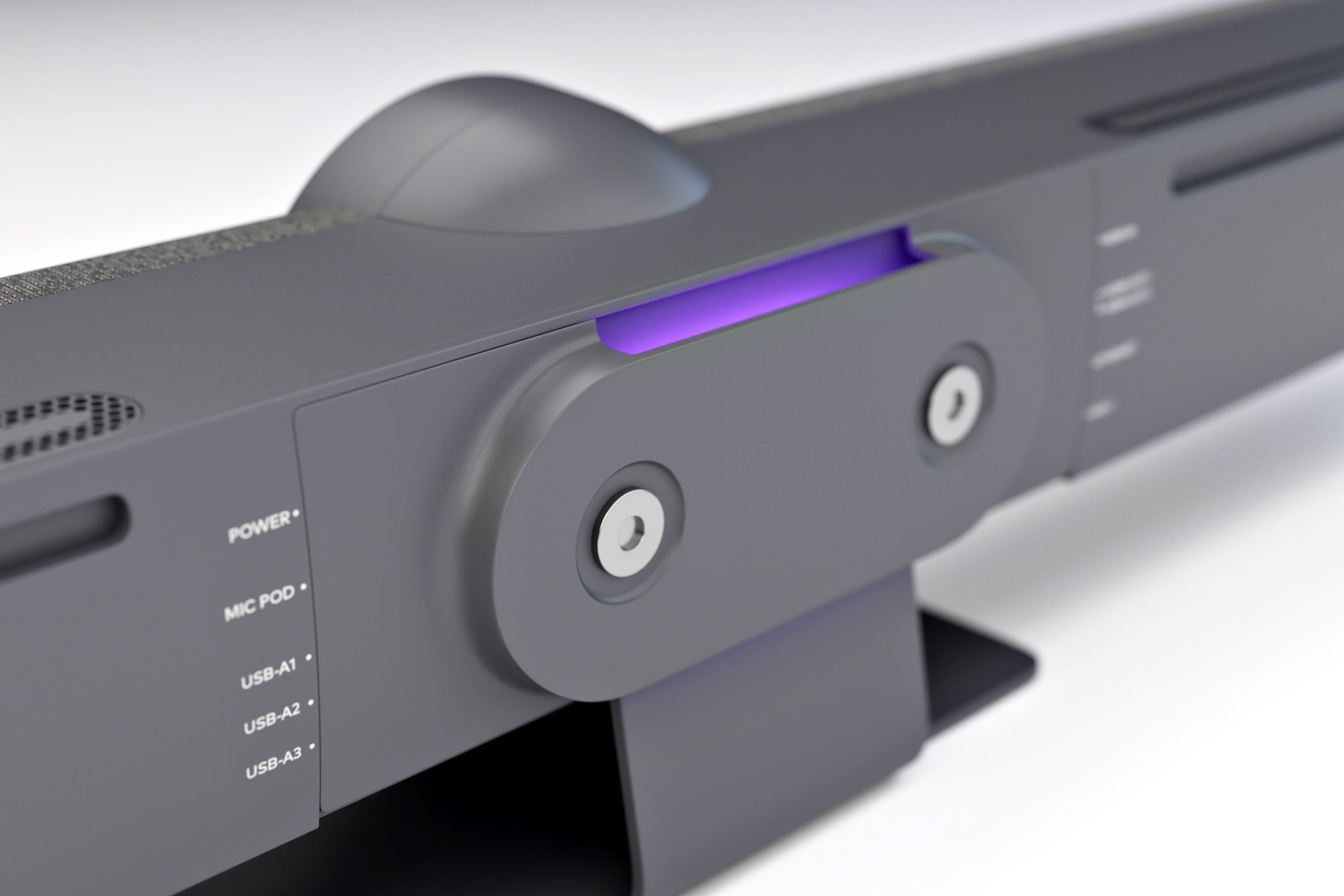 Logitech Rally Bar - Video Conferencing Webcam Soundbar 3D model_7