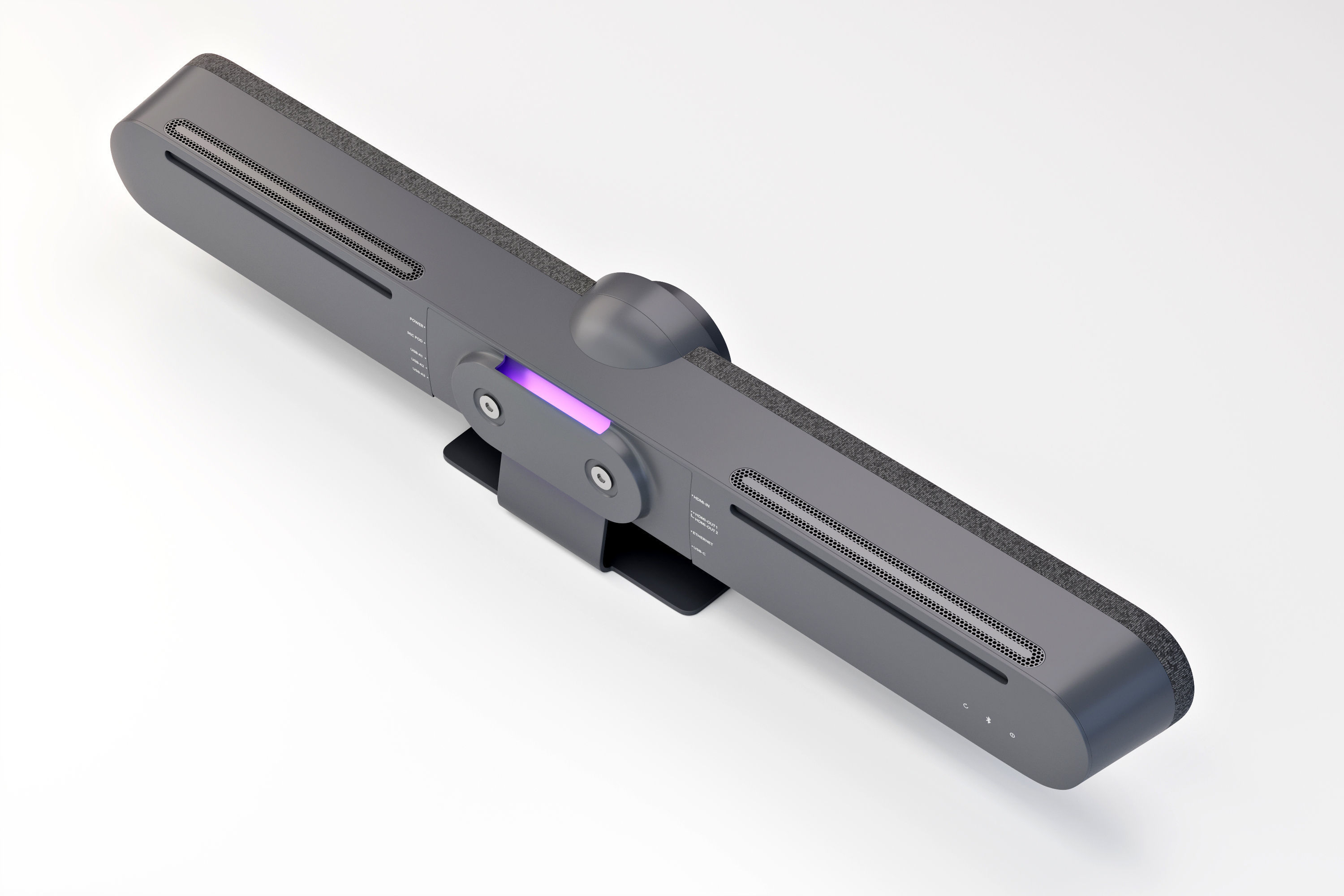 Logitech Rally Bar - Video Conferencing Webcam Soundbar 3D model_2