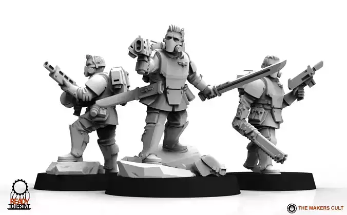 Universal Guard - Shock Sergeant Builder 3D print model