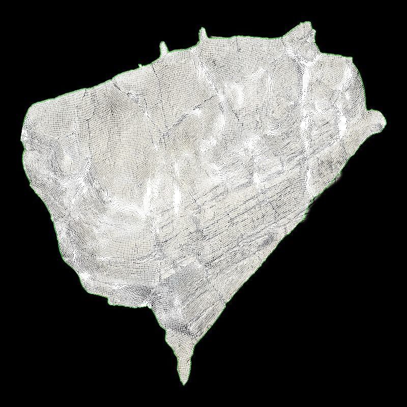 Beach Rock Low-poly 3D model_15