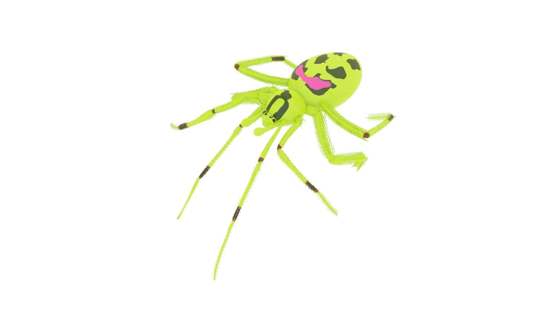 Happy Face Spider 3D Model CGTrader Happy face spider 3d model cgtrader