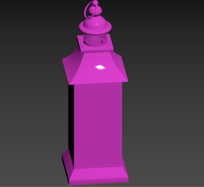 Lanterns pack Low-poly 3D model_17