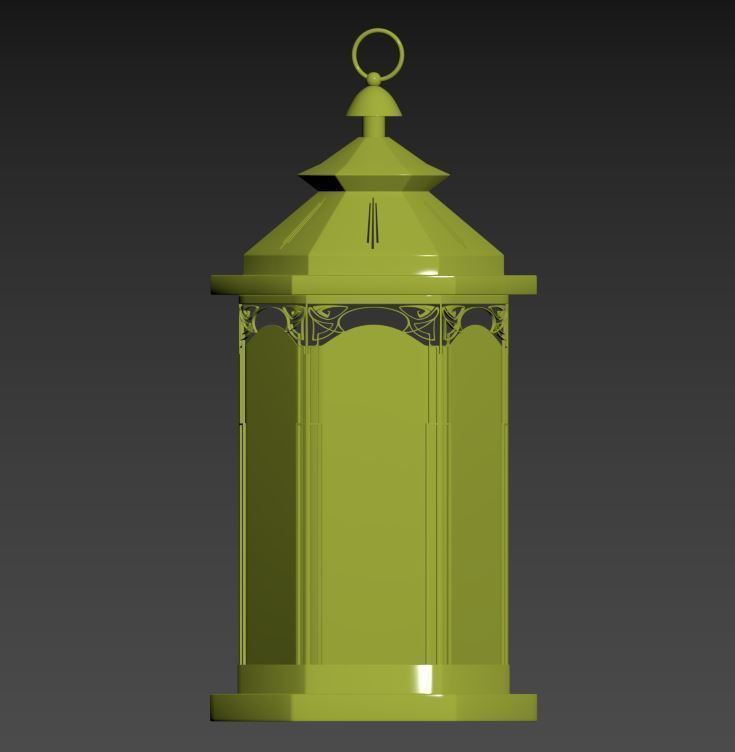 Lanterns pack Low-poly 3D model_16