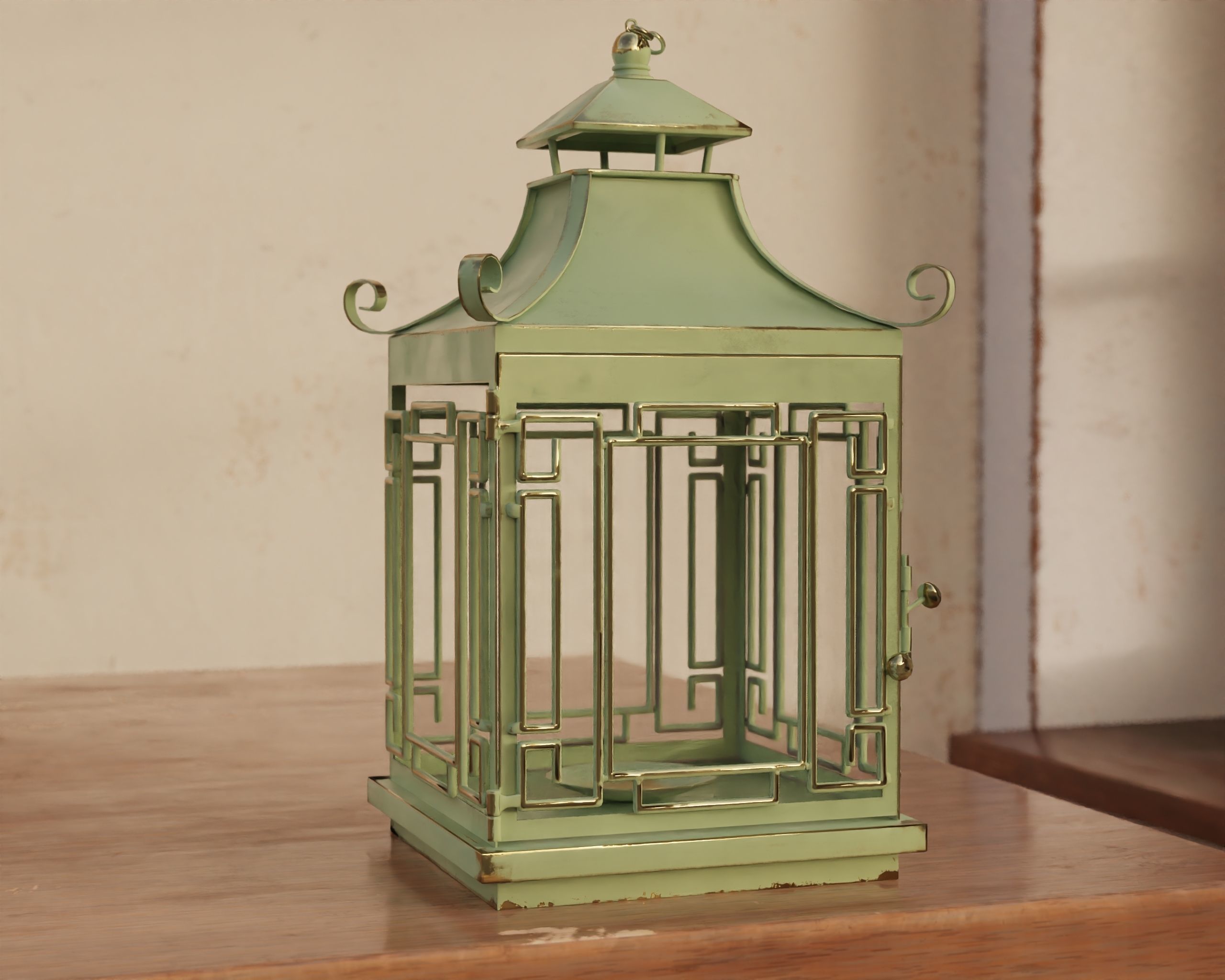 Lanterns pack Low-poly 3D model_1