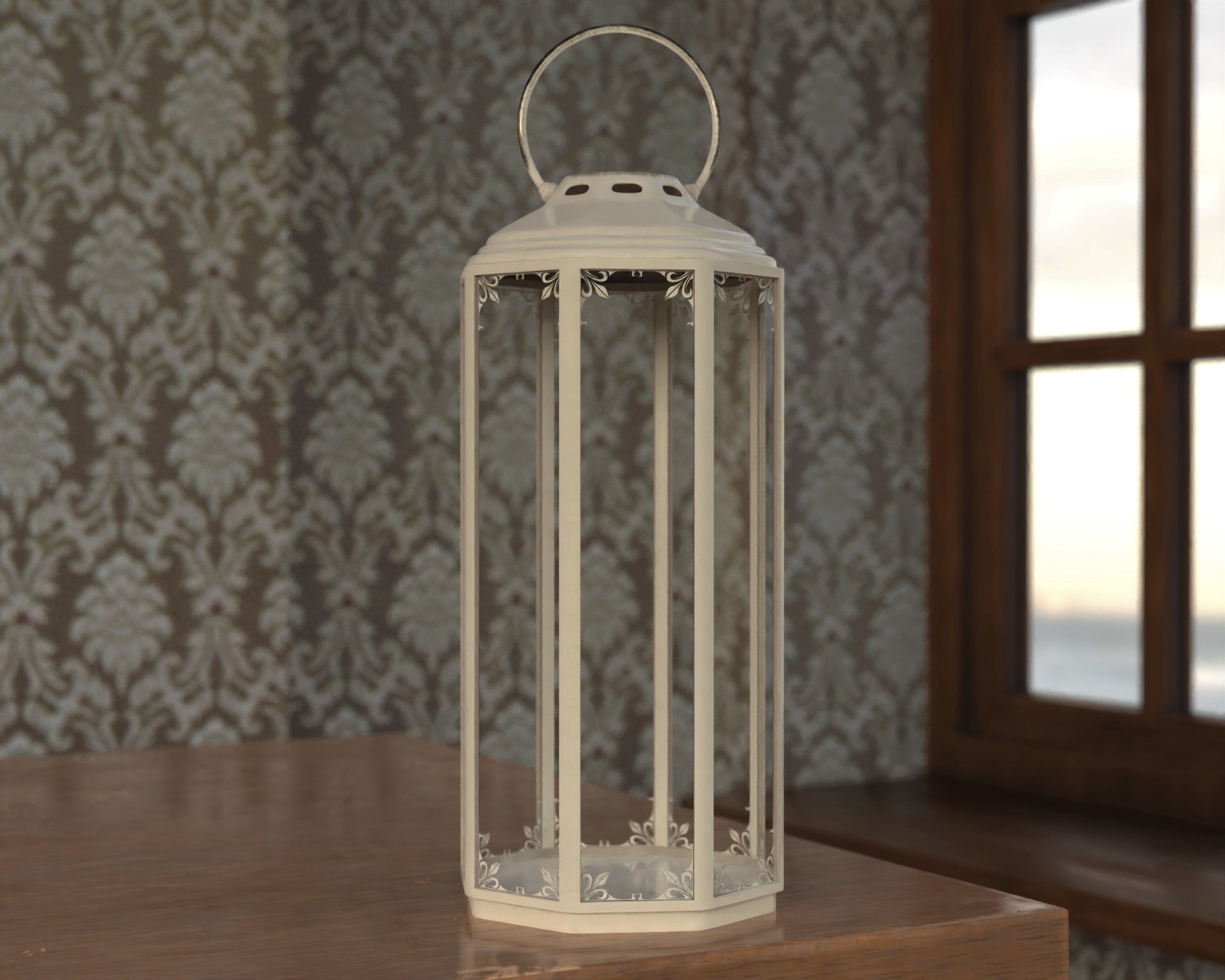 Lanterns pack Low-poly 3D model_8