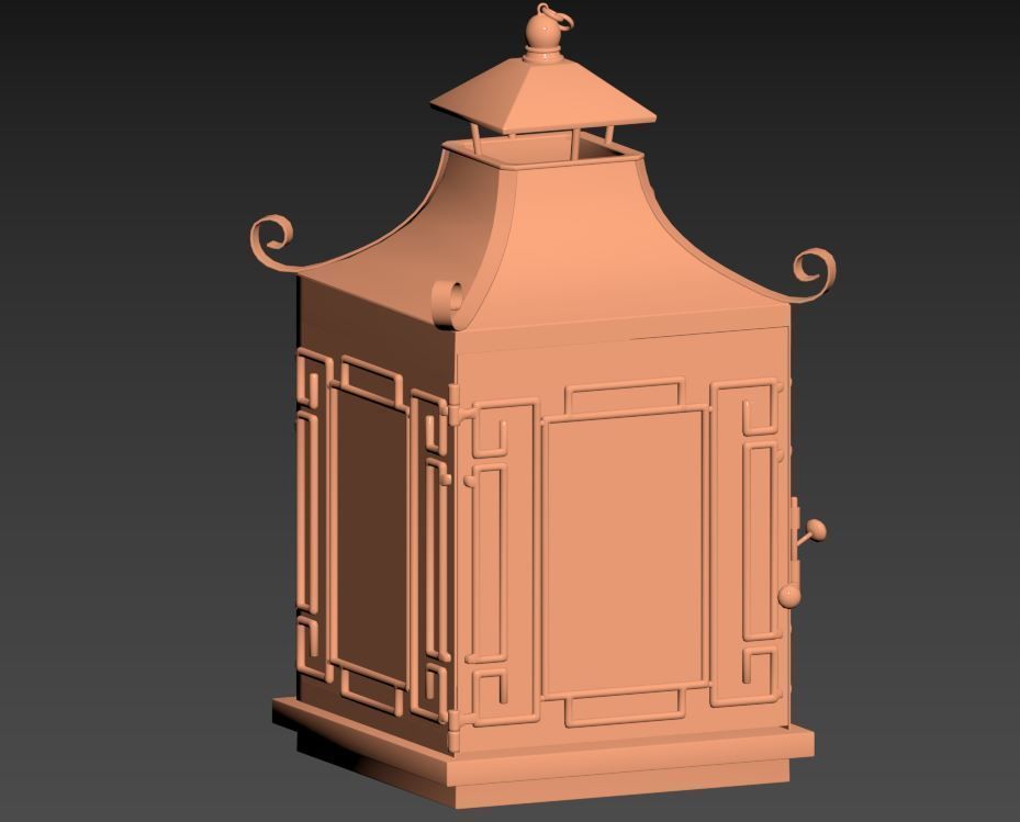 Lanterns pack Low-poly 3D model_14