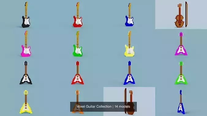 Voxel Guitar Collection 