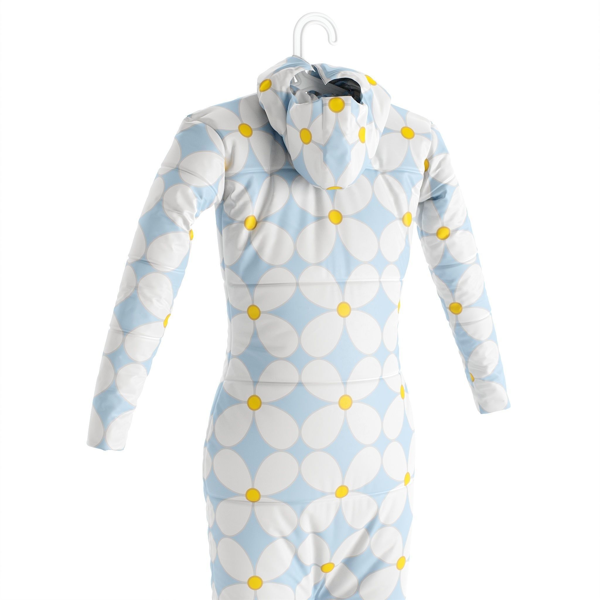 Richard Quinn Overall On A Hanger 3D model_8