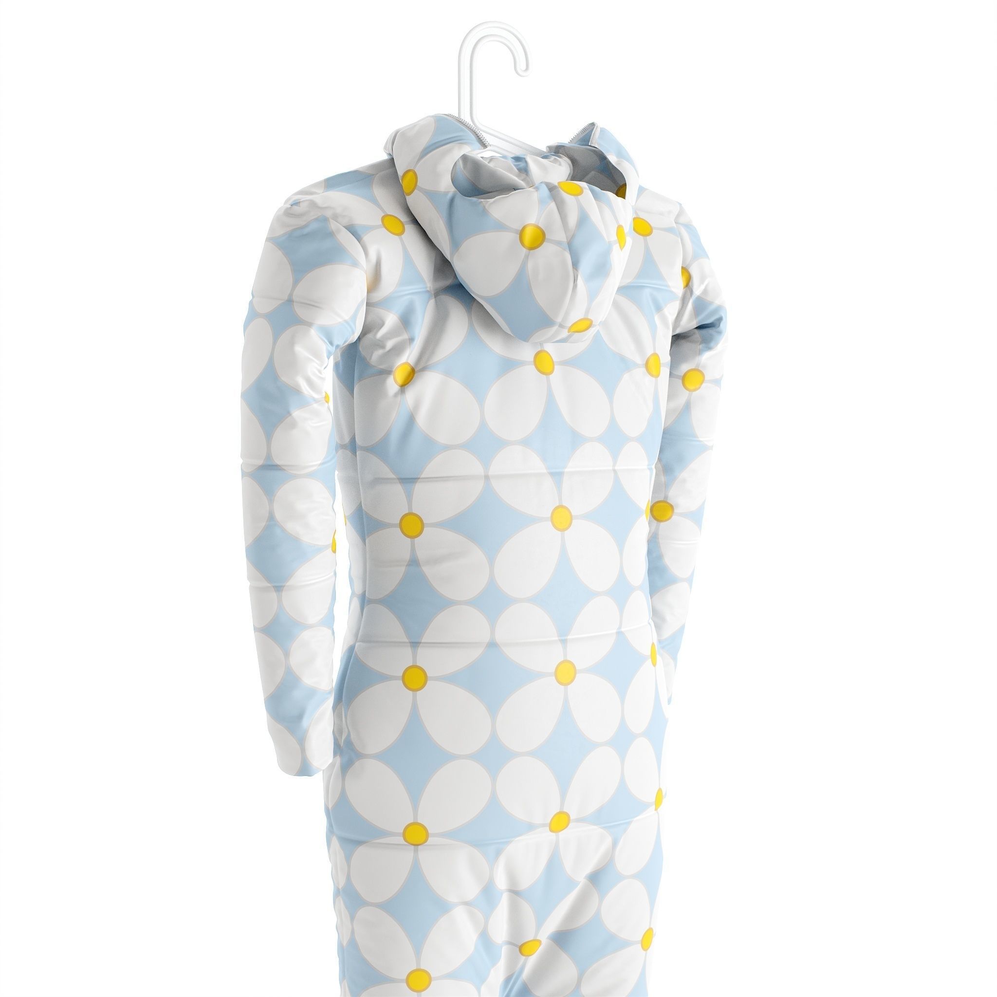 Richard Quinn Overall On A Hanger 3D model_6