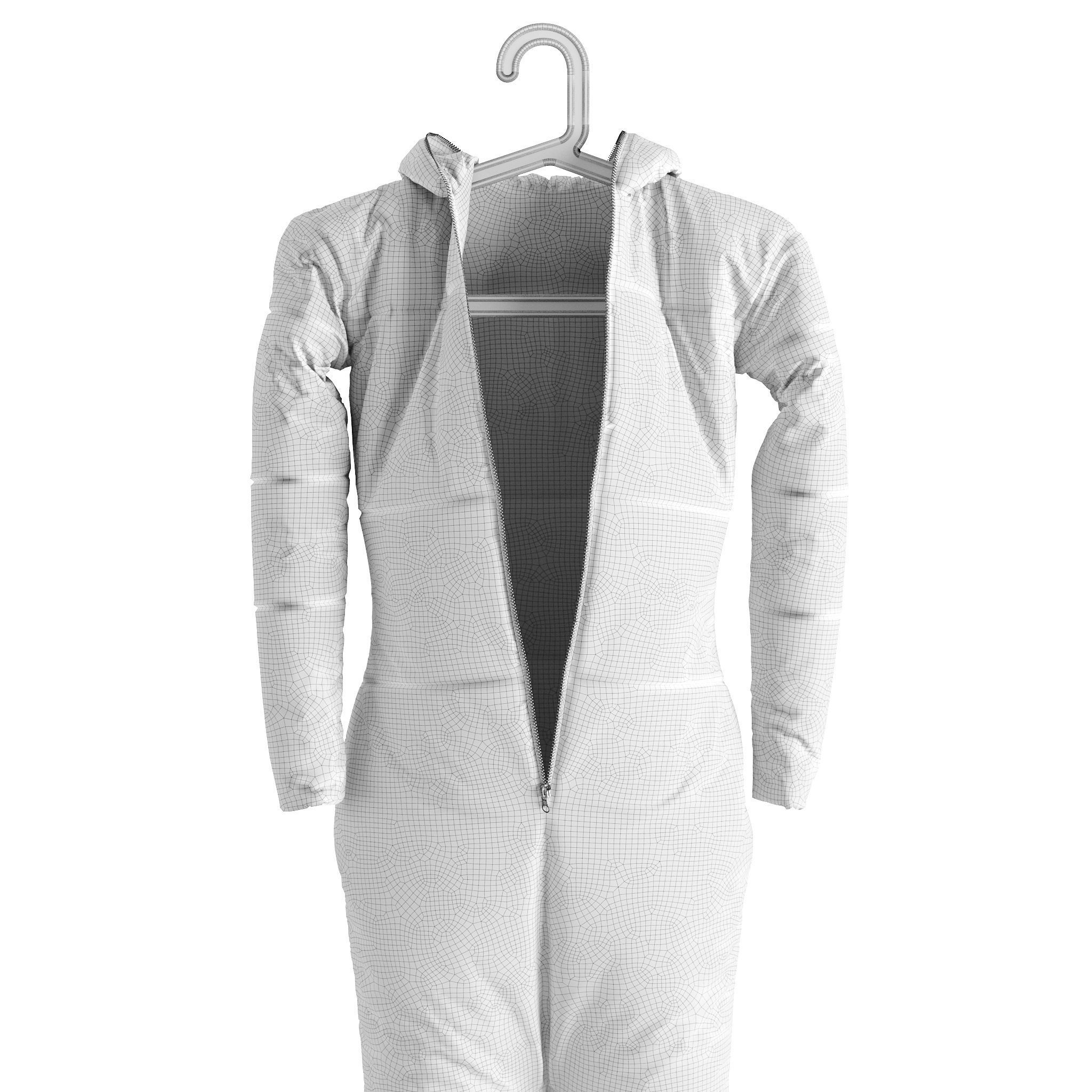 Richard Quinn Overall On A Hanger 3D model_5