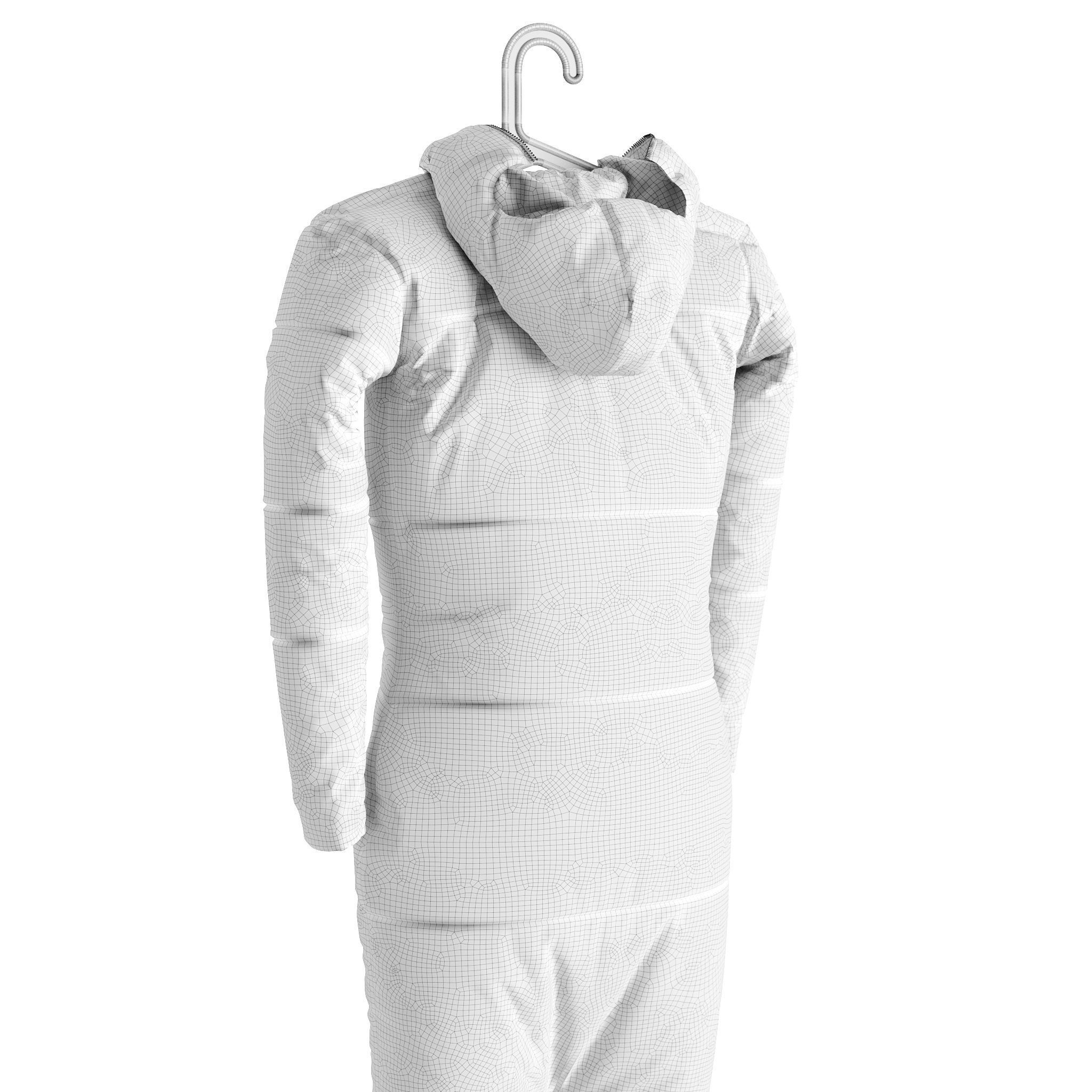 Richard Quinn Overall On A Hanger 3D model_7