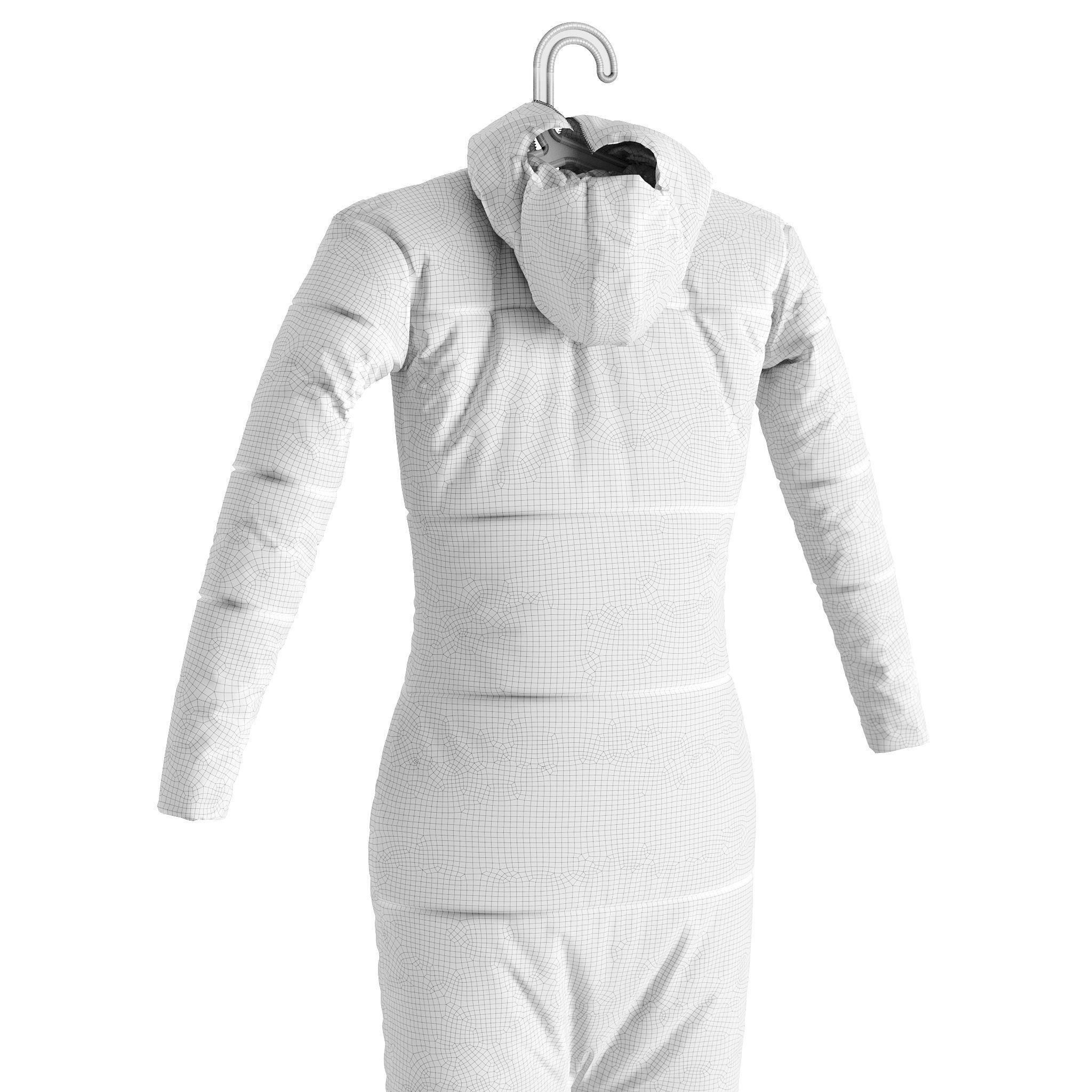 Richard Quinn Overall On A Hanger 3D model_9