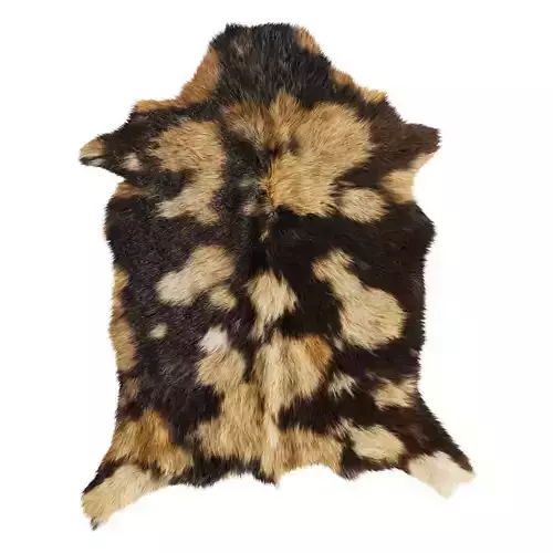 Goat skin carpet