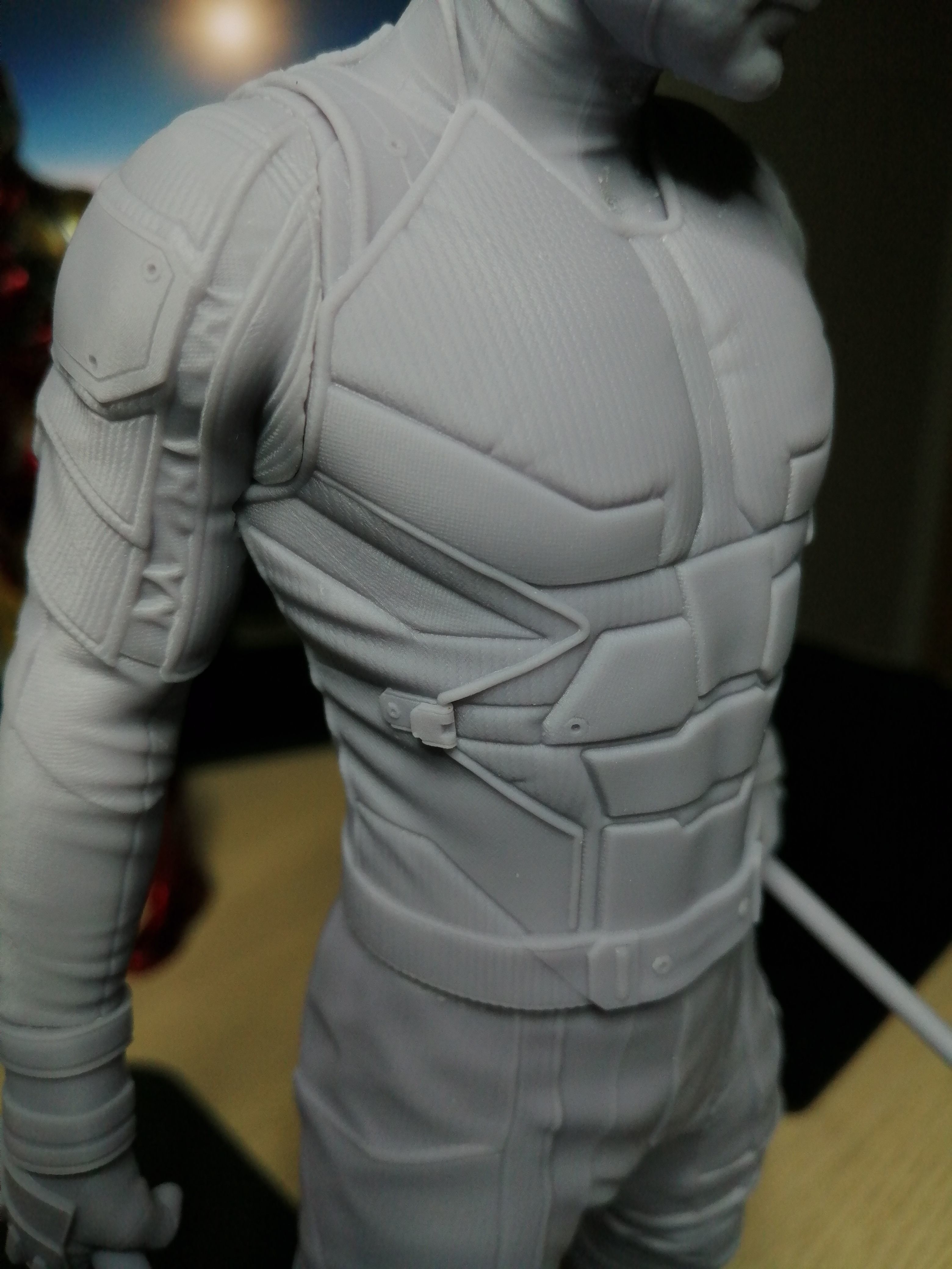 Daredevil and Punisher 3D Printable Statues Bundle 3D print model_10