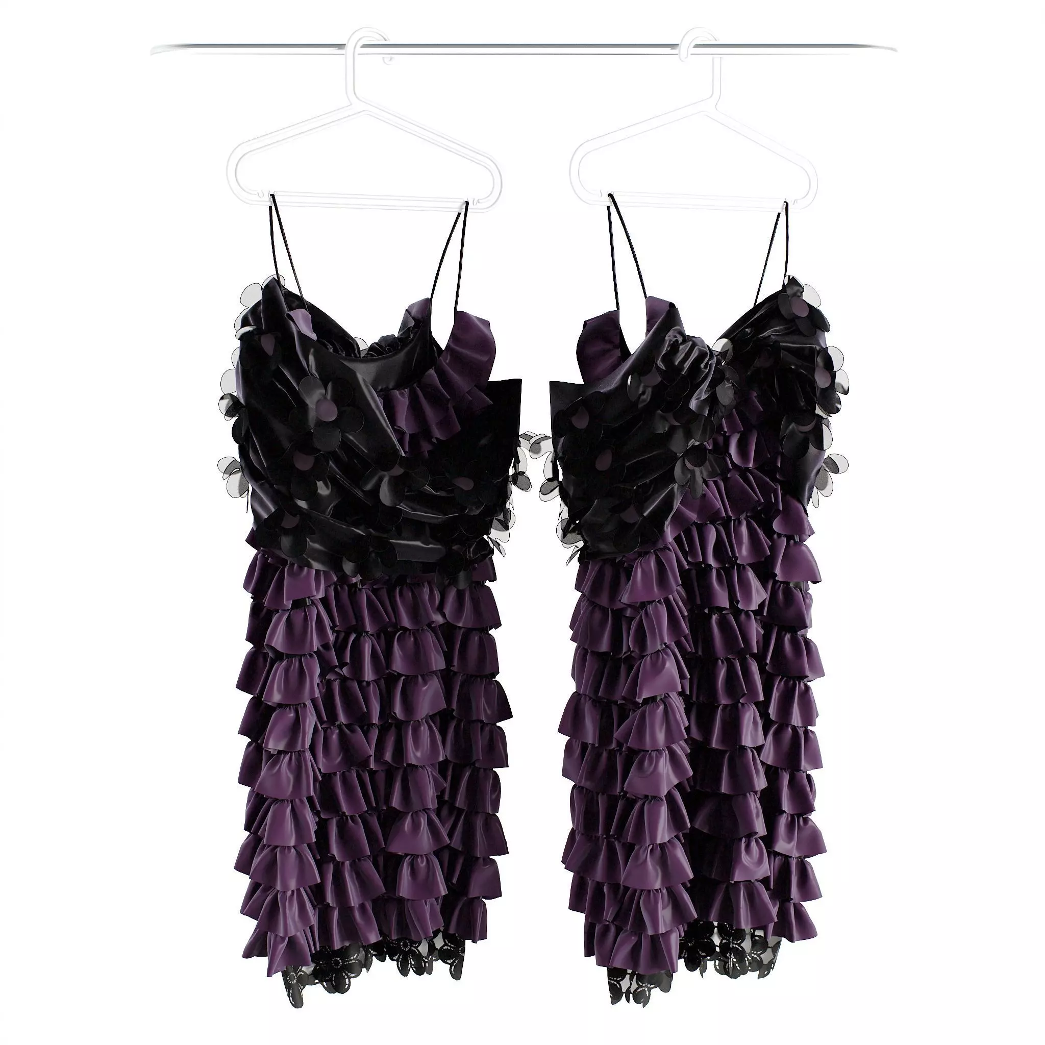 Simone Rocha Dress On A Hanger 3D model