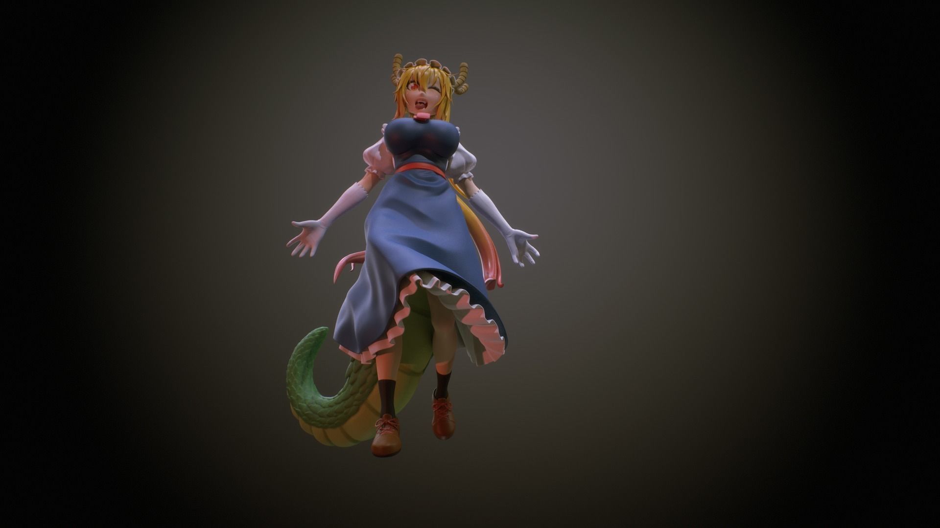 Tohru - Dragon maid             3d print 3D print model_5