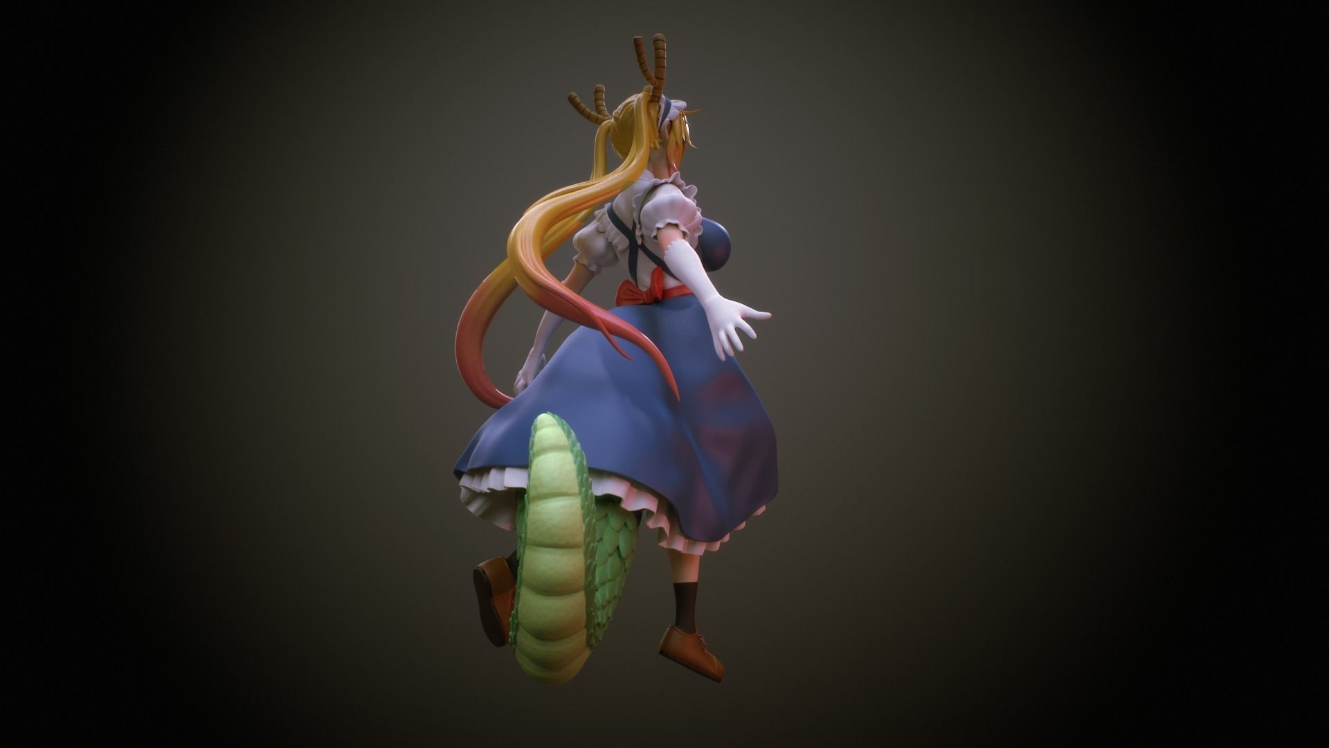 Tohru - Dragon maid             3d print 3D print model_6